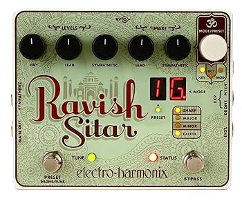 Amazon.com: Electro-Harmonix Ravish Sitar Emulator Pedal