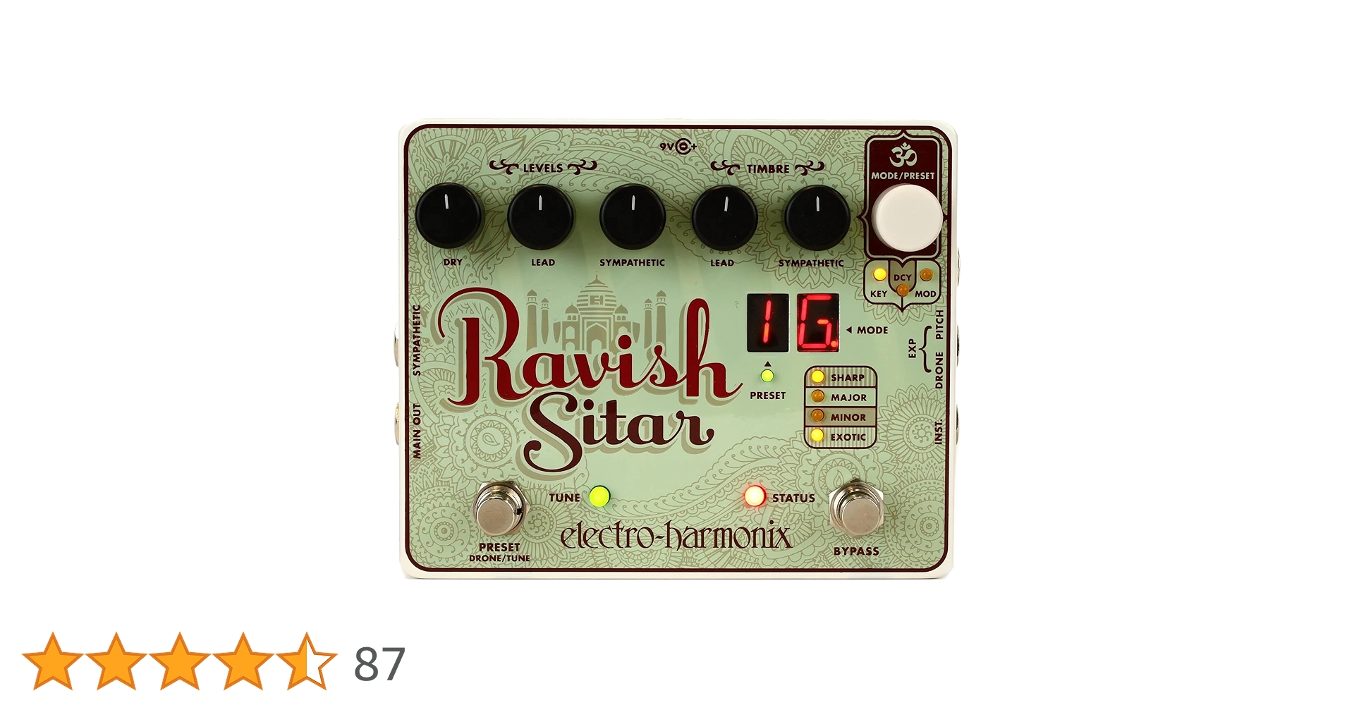 ギター Electro-Harmonix Ravish Sitar Amazon | electro-harmonix エレクトロハーモニクス エフェクター