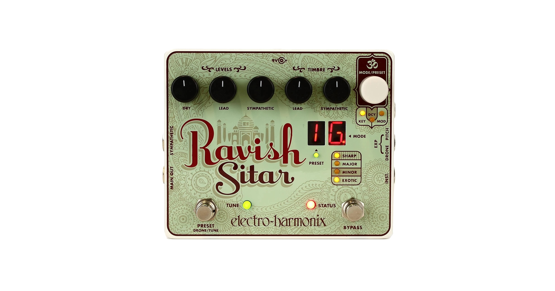 Amazon.com: Electro-Harmonix Ravish Sitar Emulator Pedal