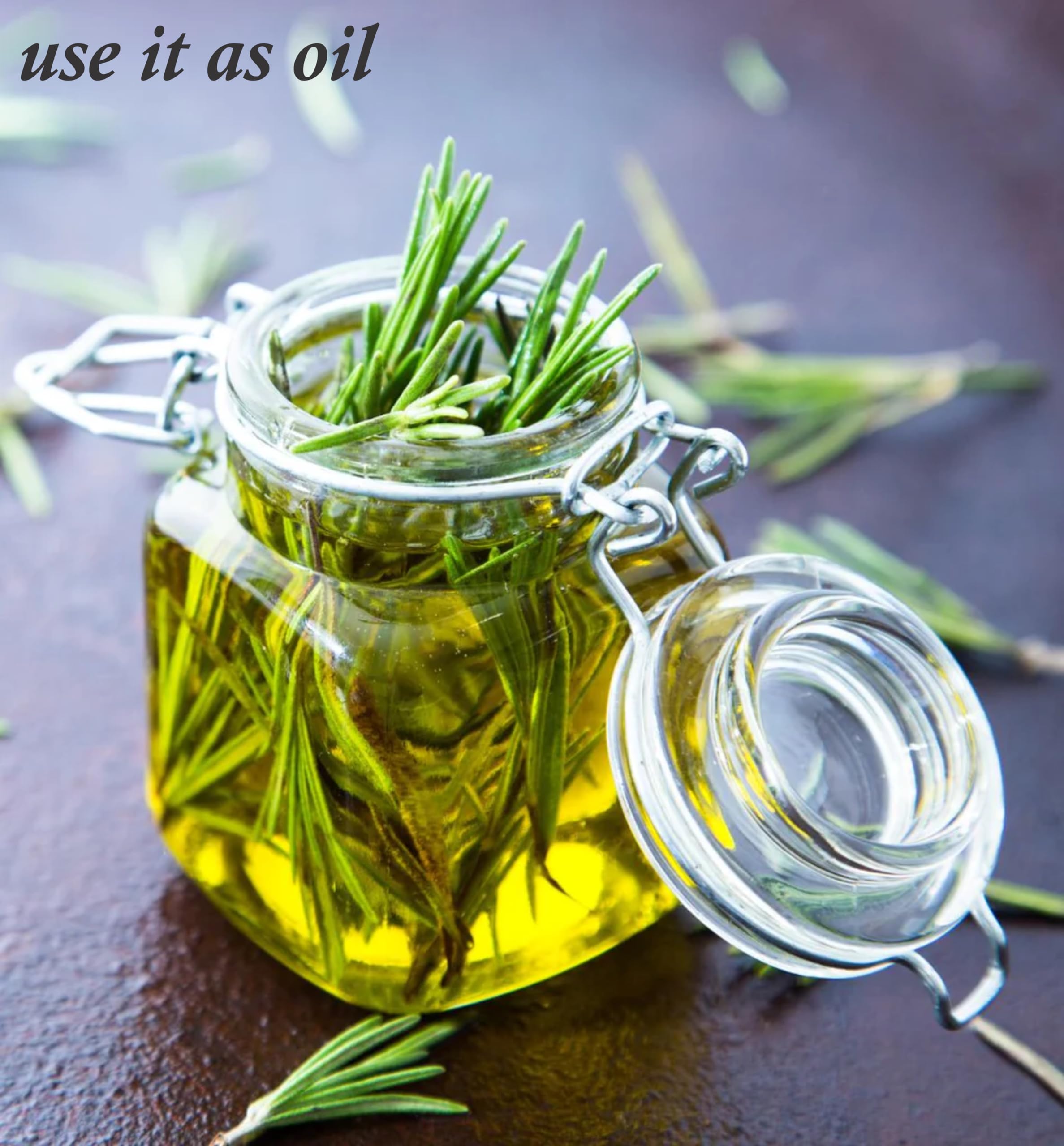Shine Organic Rosemary Dried Leaf/Leaves with Applicator - 100 gm | Dried Rosemary Leaves for Hair, Food & Tea (100% Natural) - (100 gm) 4