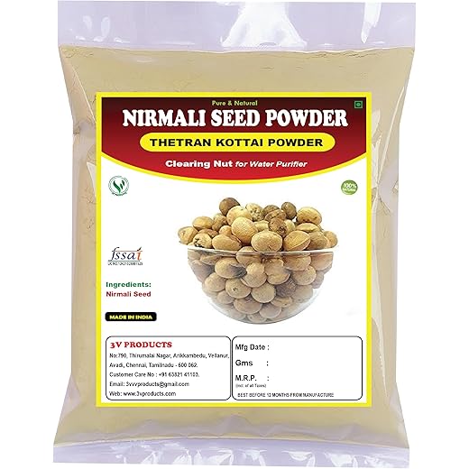 3V Nirmali Seed Powder - Water Purification 100g