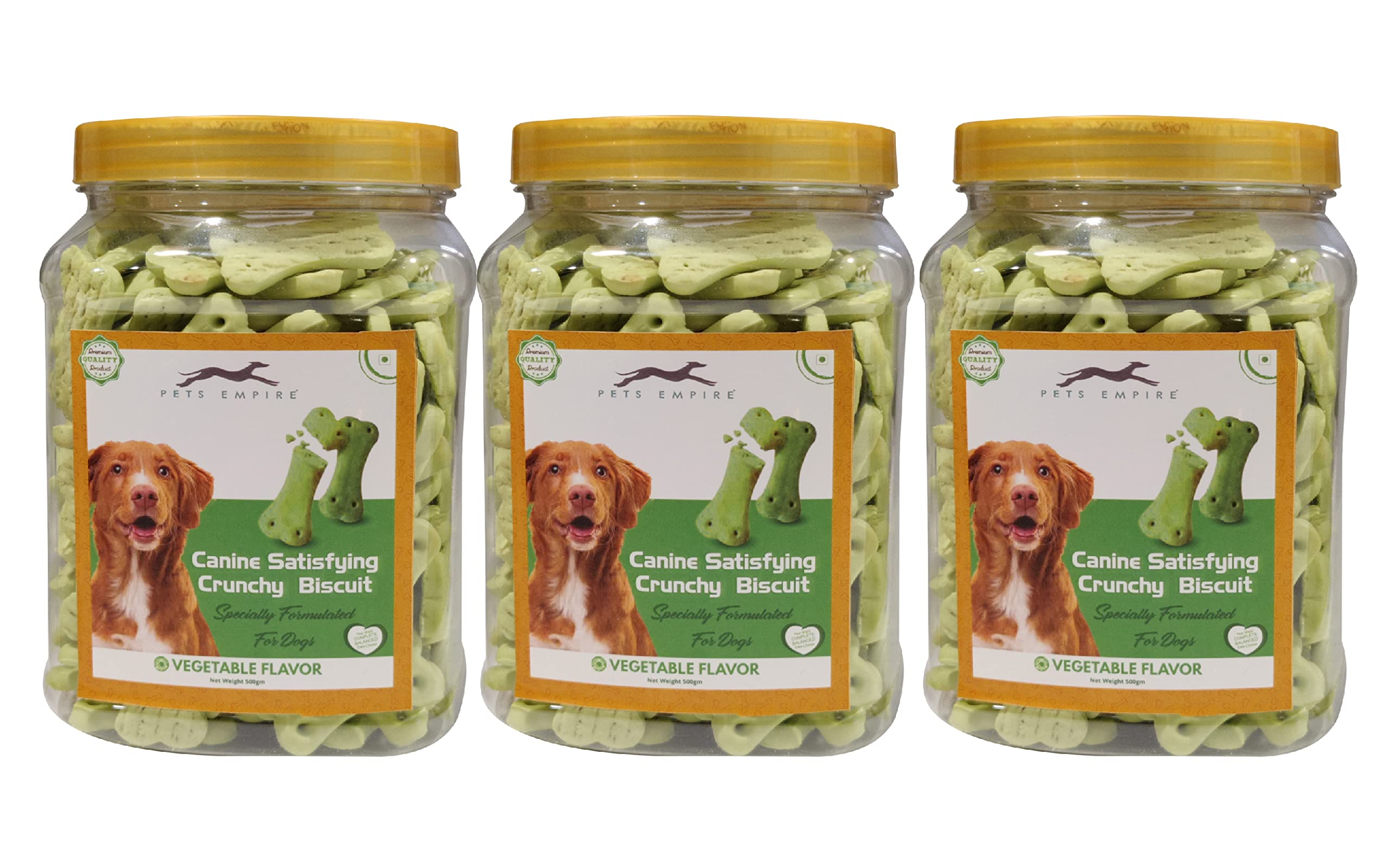 Pets Empire Dog Biscuits for All Life Stages Canine Satisfuing Crunchy Biscuits Specially Formulated for Dogs (Vegetable Flavor) 3 x 500 GMS (B09RT38JJP) Amazon Price History, Amazon Price Tracker