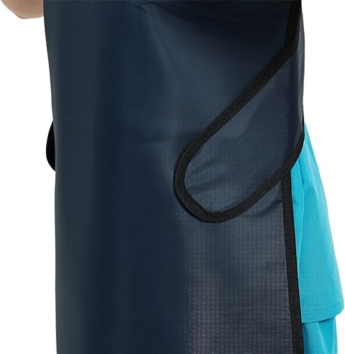 Miniatura 9 de SHINRAY Delantal de plomo de 0.5mmpb para rayos X con cuello de escudo tiroideo, delantal de plomo dental, escudo de radiación, delantal de chaleco