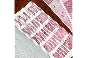 Pink Tabs For Bible: Repositionable, Large Print Stickers