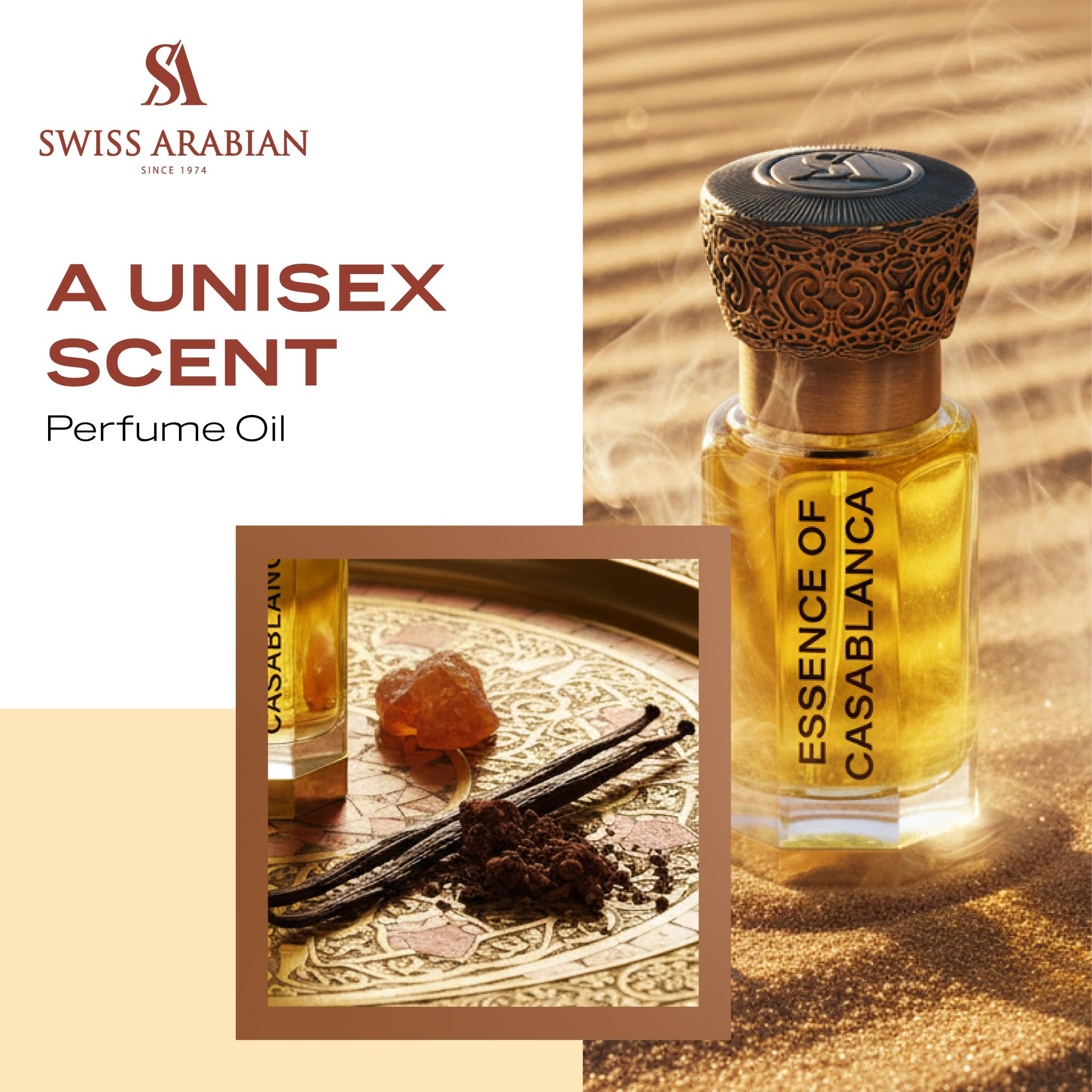 Swiss Arabian Essence of Casablanca Perfume Oil 12ml