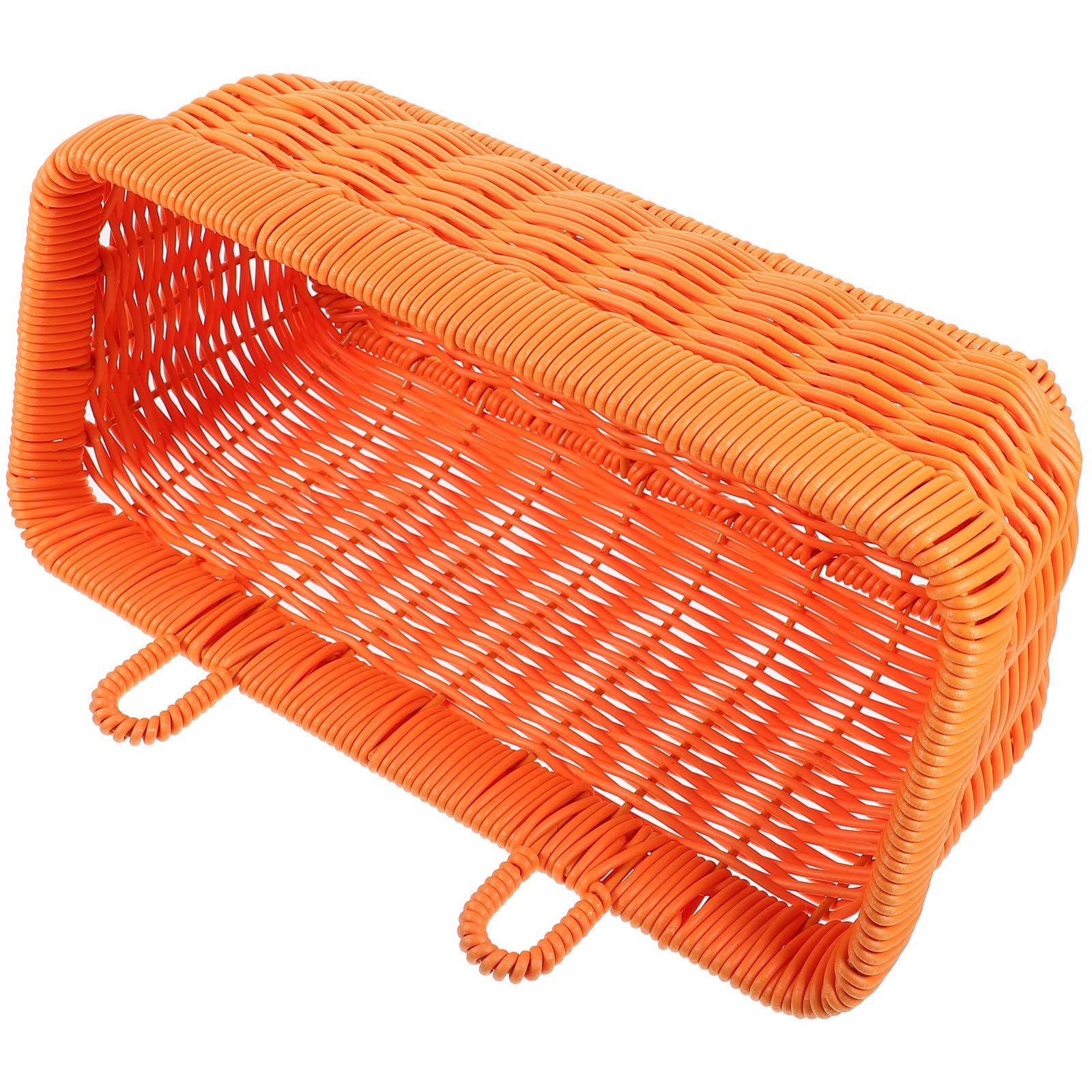Cesta colgante de pared para cocina ifundom, organizador de plástico naranja de frutas