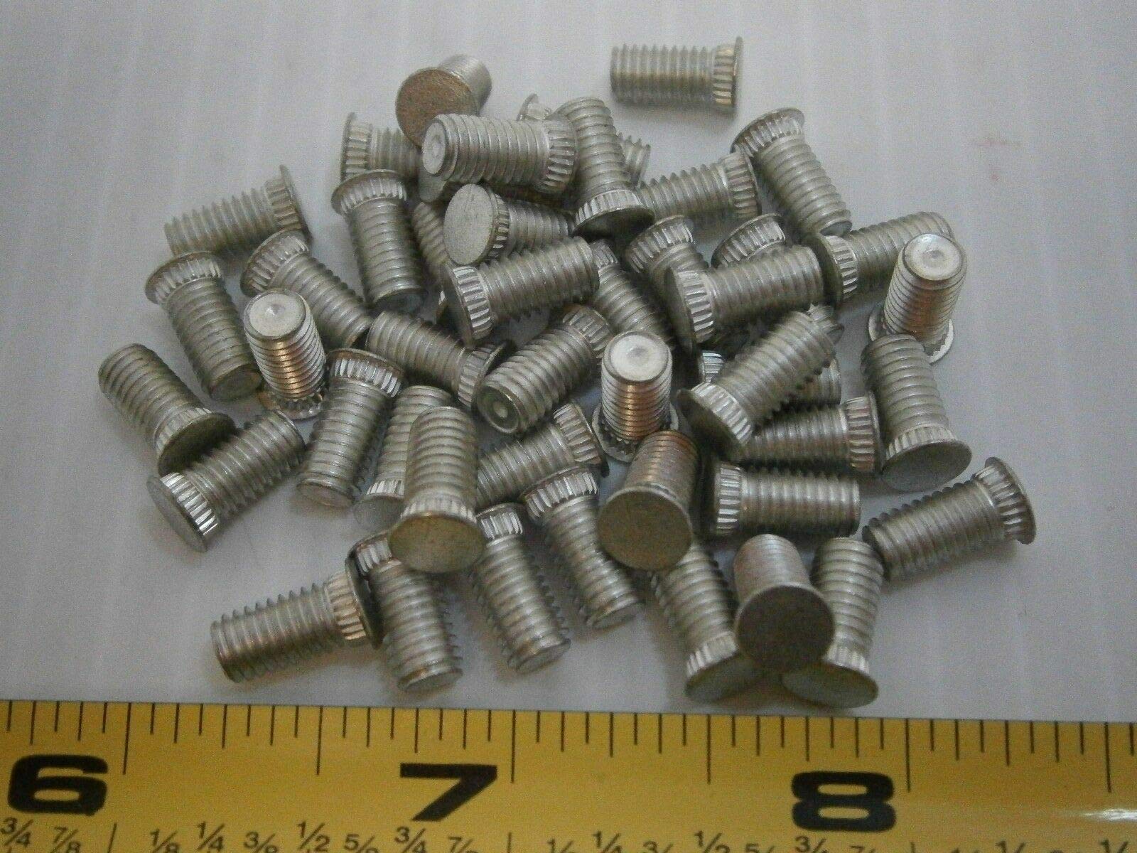 KFH-M5-10ET Broaching Studs Phosphor Bronze 10mm M5 x 0.8 - Lot of 25#616 - Unused, Undamaged Item