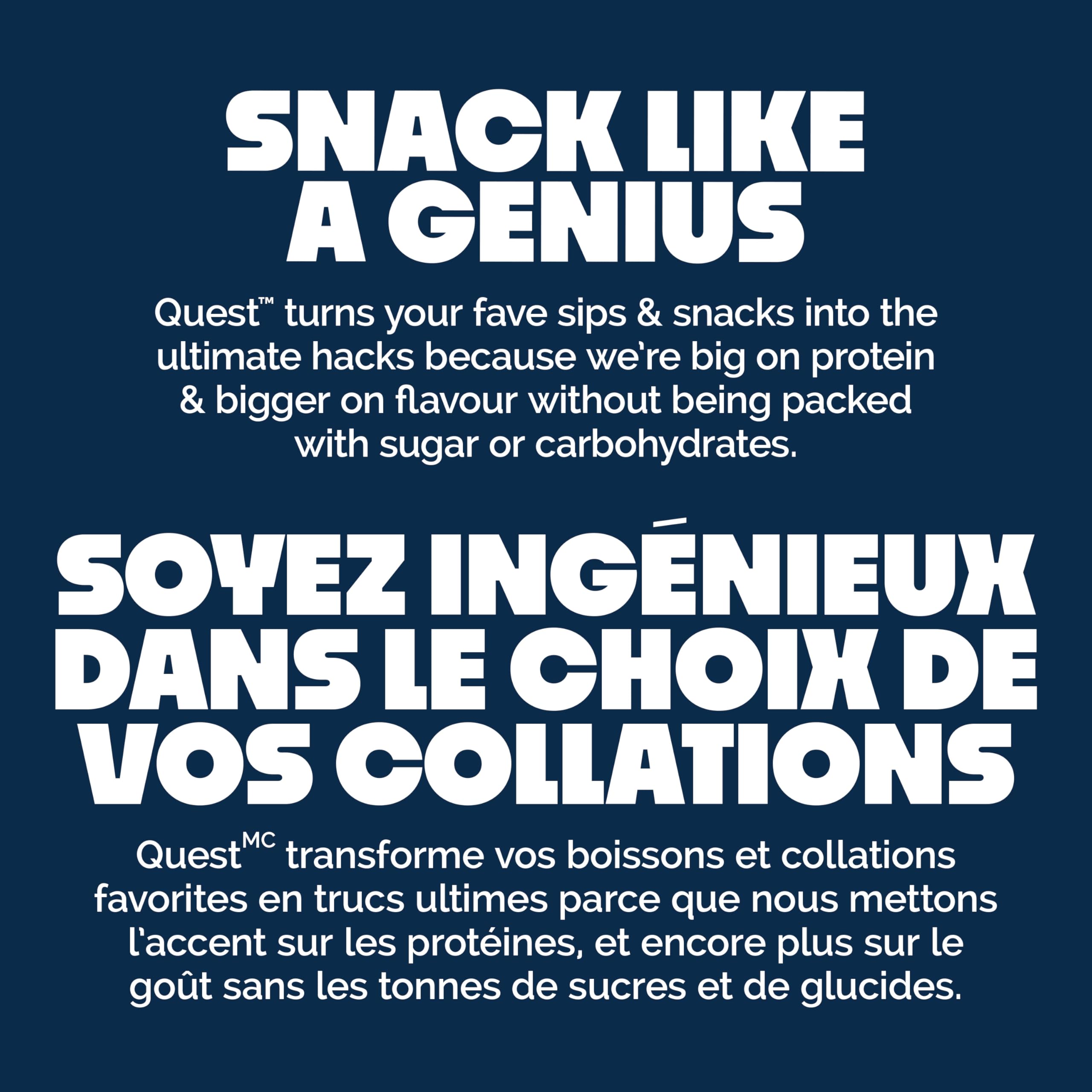 Quest Nutrition Double Chocolate Chunk Protein Bar, High Protein, High Fibre, Low Sugar, Keto Friendly, 20g Protein, 1g Sugar, 4ct - 4