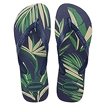Havaianas – Aloha, Infradito Da Uomo Comode, Resistenti Ed Estive, Suola Stampata A Foglie, Suola Antiscivolo