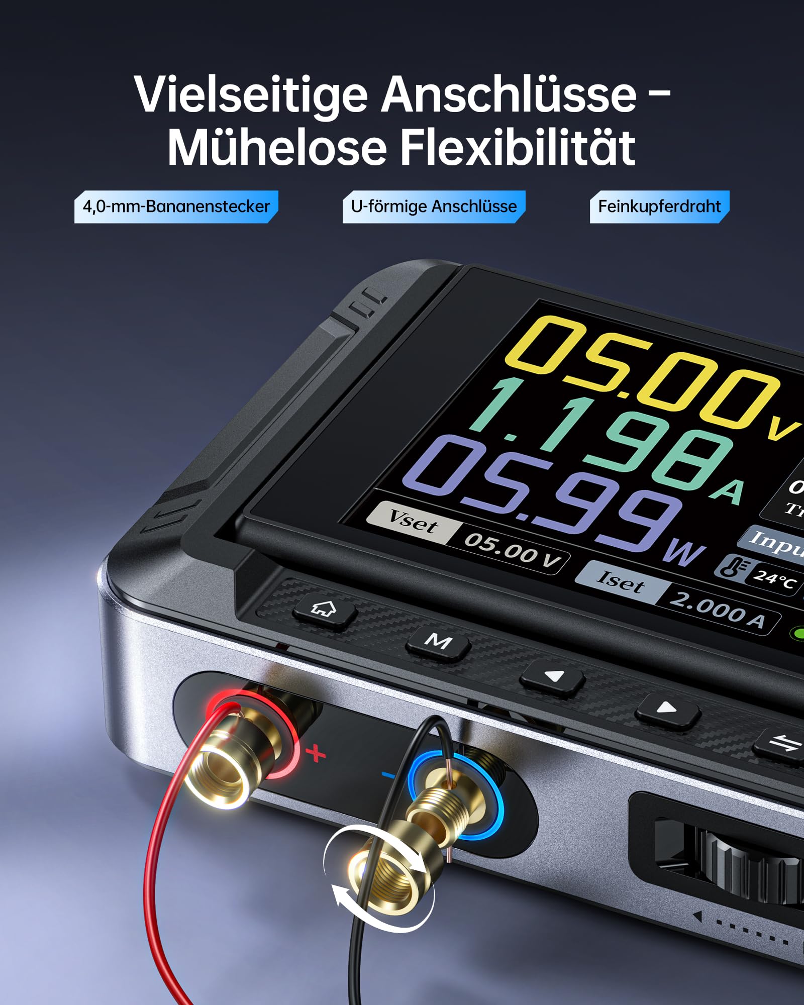 FNIRSI DPS-150 DC Netzteil Variabel, 30V 5A Einstellbares DC CNC Netzteil mit 4-stelligem IPS Display, <20mV Power Ripple, PD/QC/DC Eingang, PC Programmierbares Schaltnetzteil (KEIN Netzadapter)