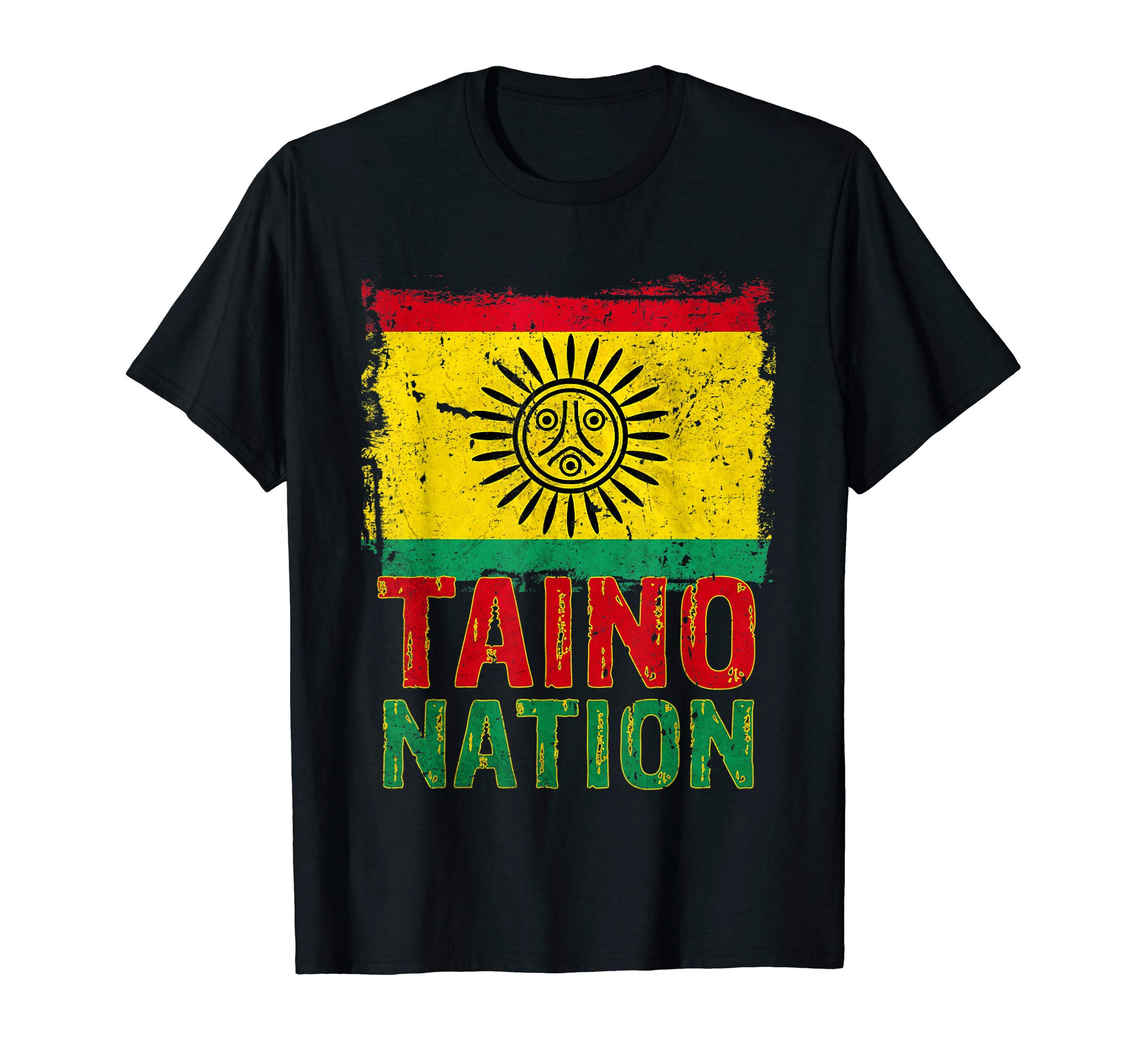 Taino ArtTaino Nation Flag Boriken Borinquen Native American Arawak T-Shirt
