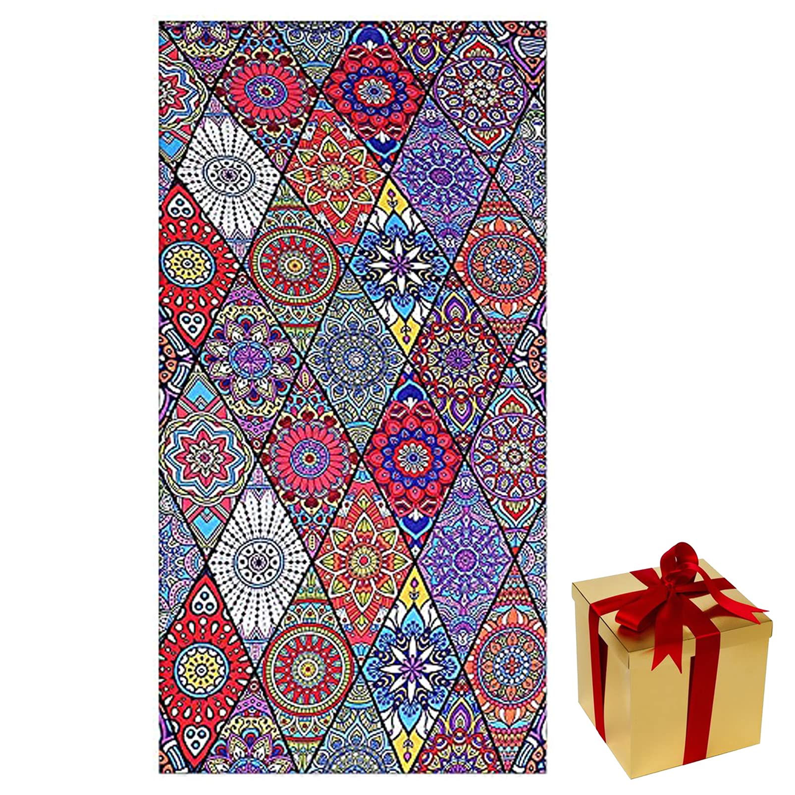 Microfiber Beach Towel Oversize Clearance, Extra Large“74"x36",Sandless Stripe Fast Quick Dry,Cool Travel Pool Towel, Ideal Gift for Women Men, Mom Dad, Best Friend Boyfriend Girlfriend