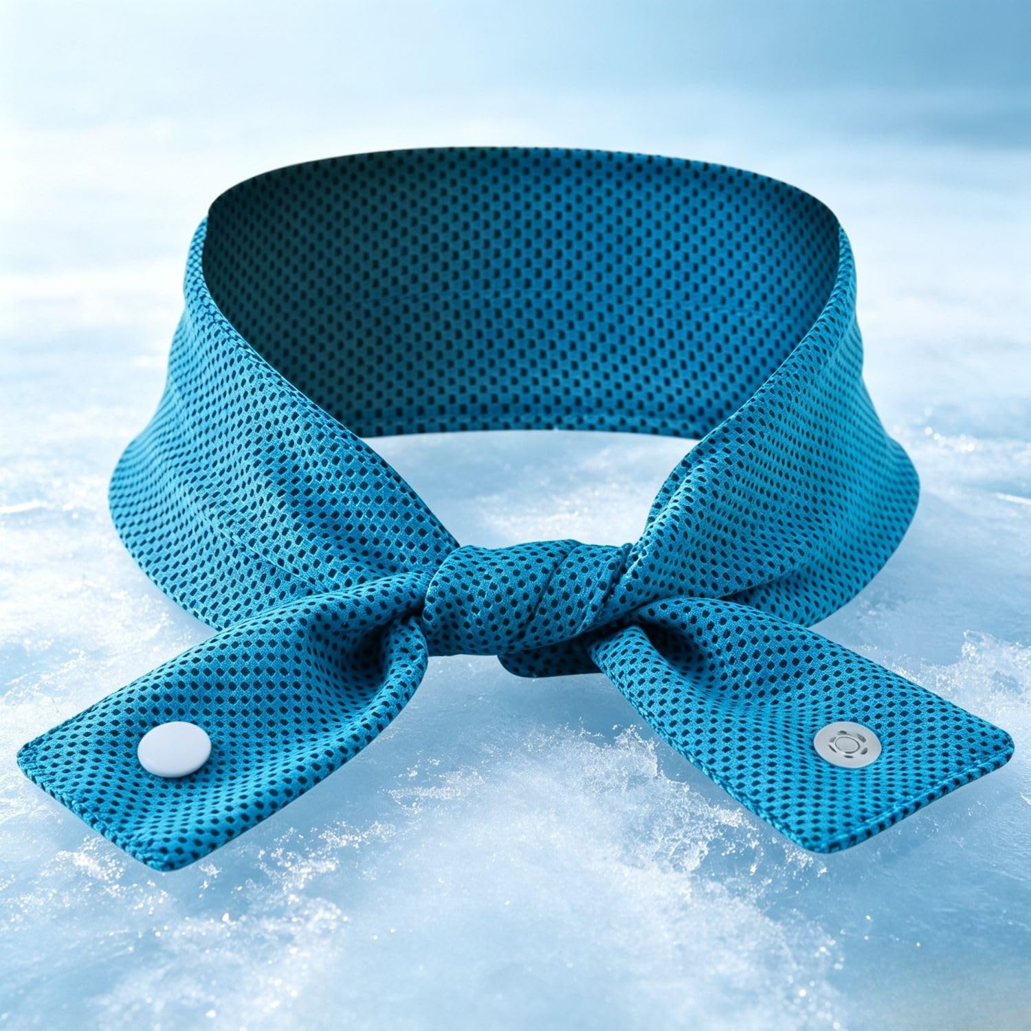 Cooling Neck Wrap, Neck Cooler Wrap, Long Lasting Cooling Neck Wrap Towels for Beach Running Camping Workout，Blue