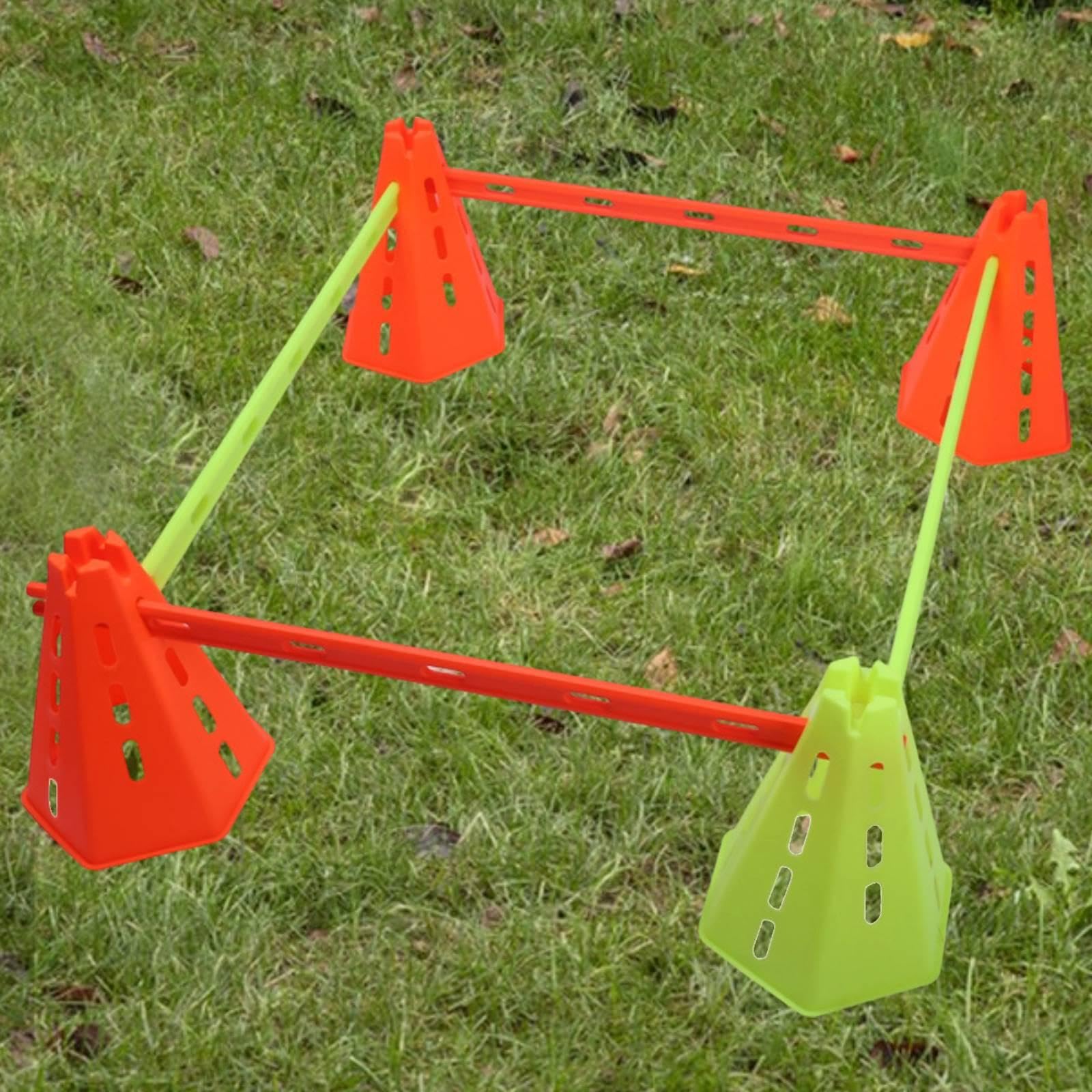 Coni Allenamento Calcio Sportivi Agilità Marker Ostacoli in PE Durevole per Allenamenti Polivalenti E attività Dinamiche Adatti a Bambini