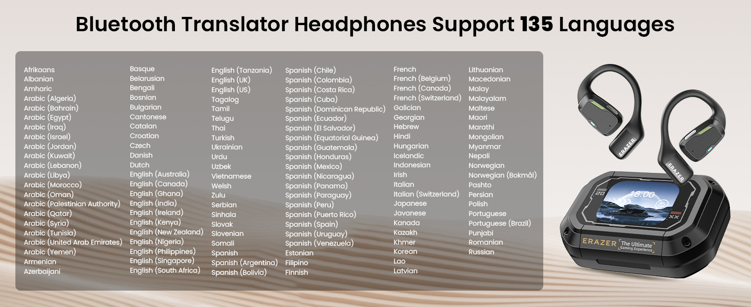 Watch XP6 AI Erazer Translation Earbuds on Amazon Live