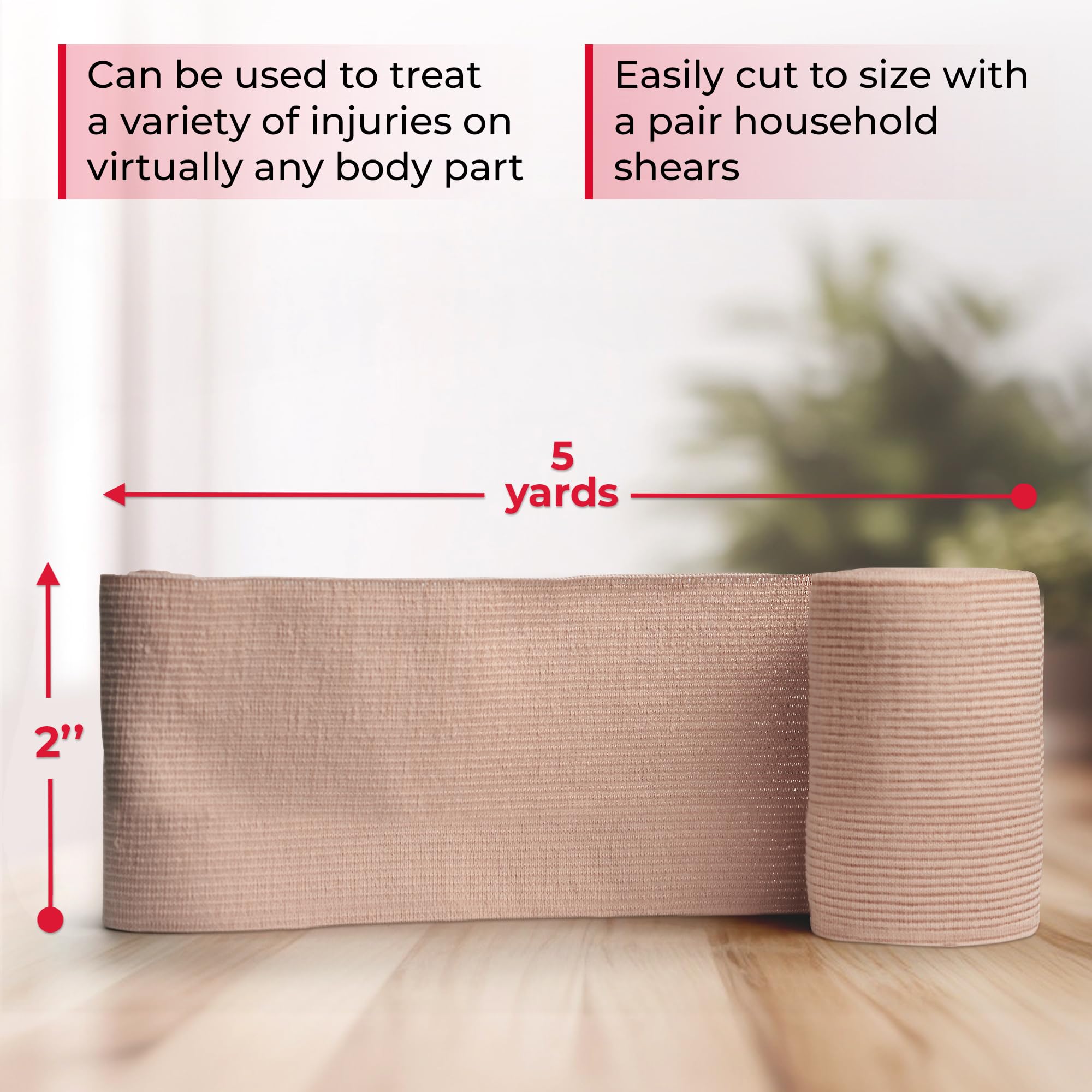 Ever Ready First Aid 2" Elastic Bandage with Clips - Box of 10 — Amazon image 2