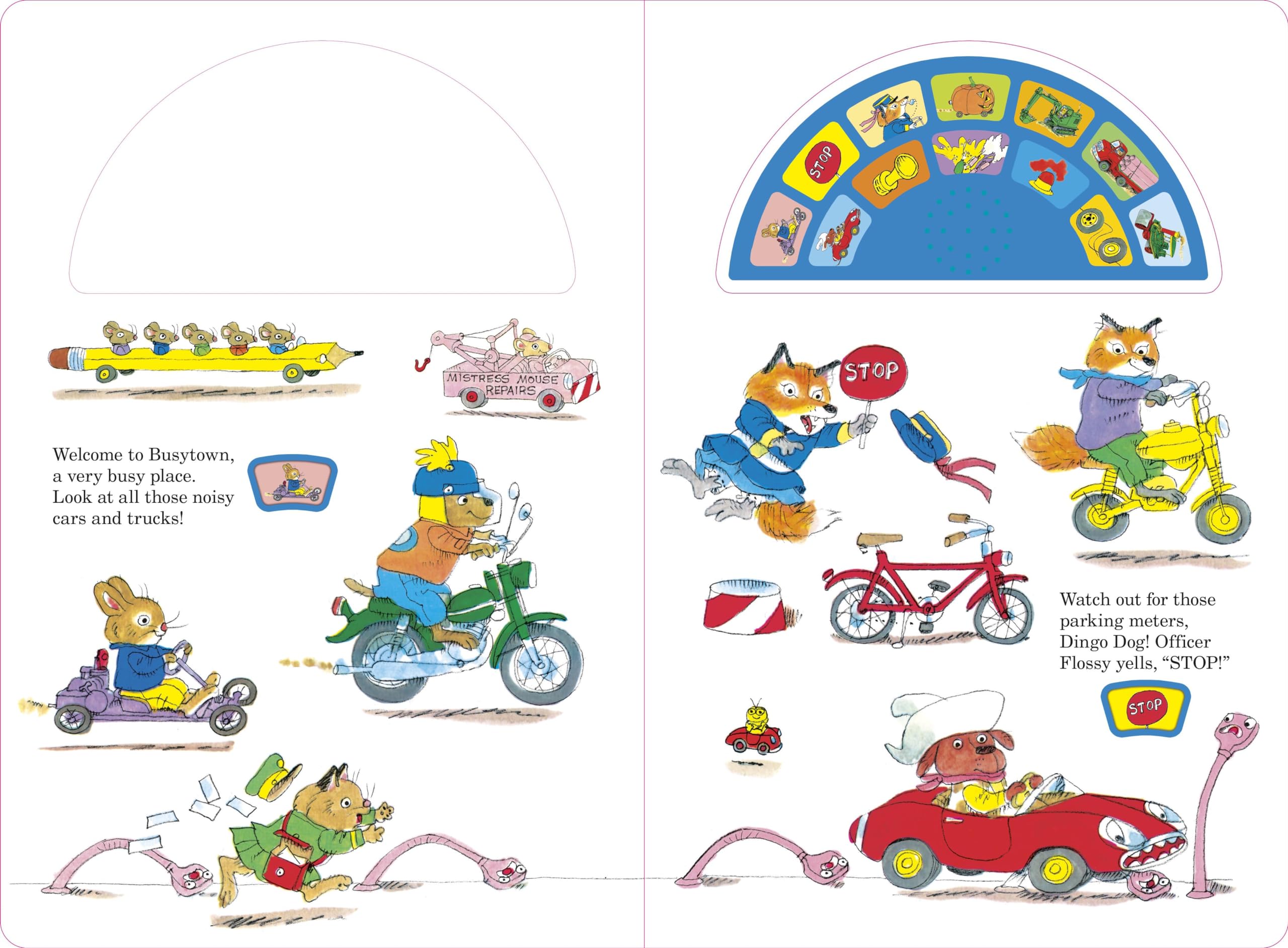 Richard Scarry's Cars and Trucks Sound Book: Has 12 Busy Sounds
