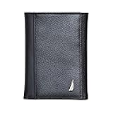 Men's Trifold Wallet | RFID Blocking Protection | ID Window | Card Slots | Genuine Leather | Durable