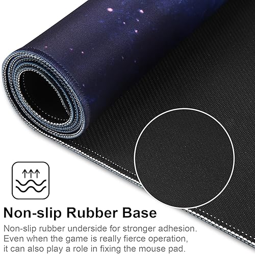Miniatura 3 de Cmhoo Alfombrilla de mouse XXL para juegos de 35.4 x 15.7 pulgadas, alfombrilla de mouse profesional grande y alfombrilla de mouse para juegos de