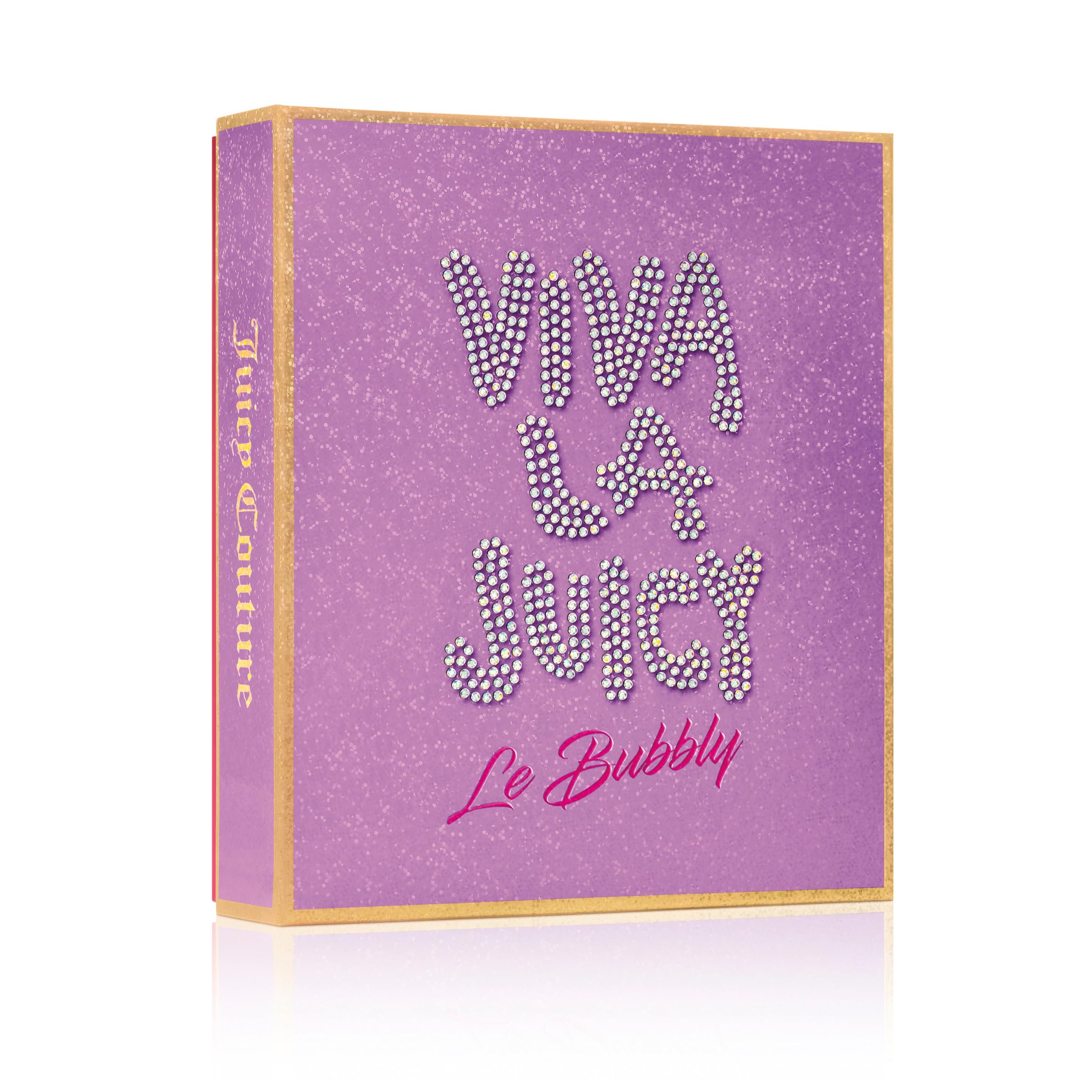 Juicy Couture Cofanetto Viva La Juicy Le Bubbly, Eau de Parfum Donna Vaporizzatore, Formato tascabile, Vaporizzatore di sacchetto, Profumo fruttato e Gourmande, Bacche rosa, gelsomino, vaniglia