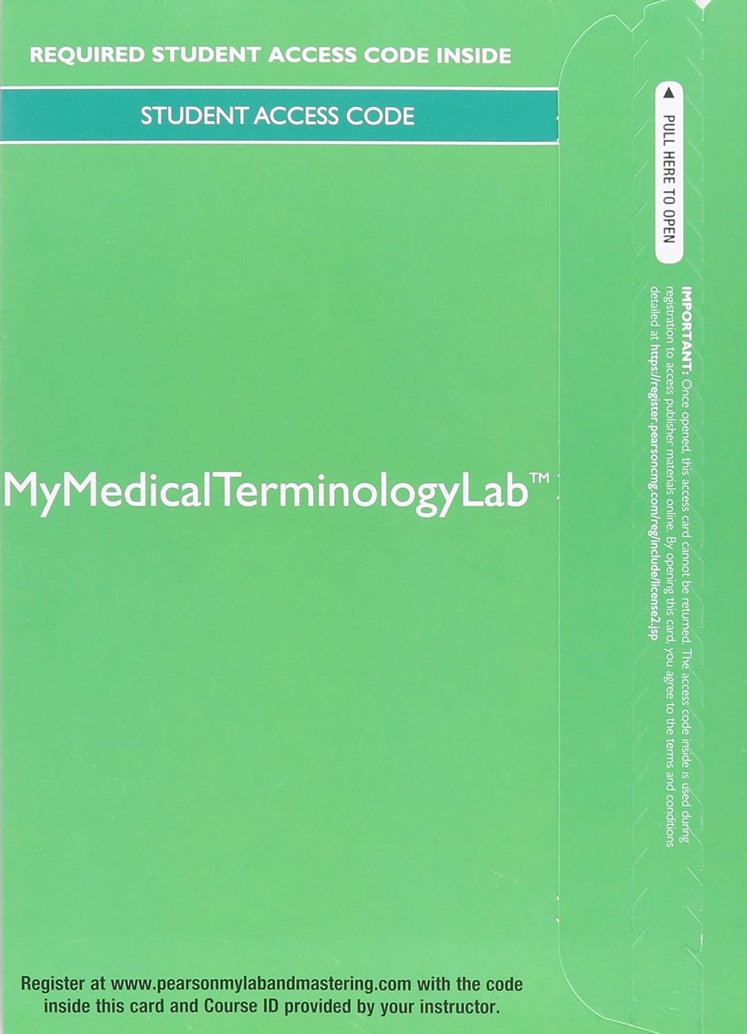 MyLab Medical Terminology without Pearson eText Access Card for