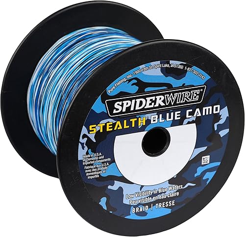 Miniatura 2 de Spiderwire Stealth Braid 3000 Yardas Camuflado azul,Verde,Camo,Amarillo alta visibilidad,Verde musgo,Translúcido,2-Amarillo alta visibilidad,Verde