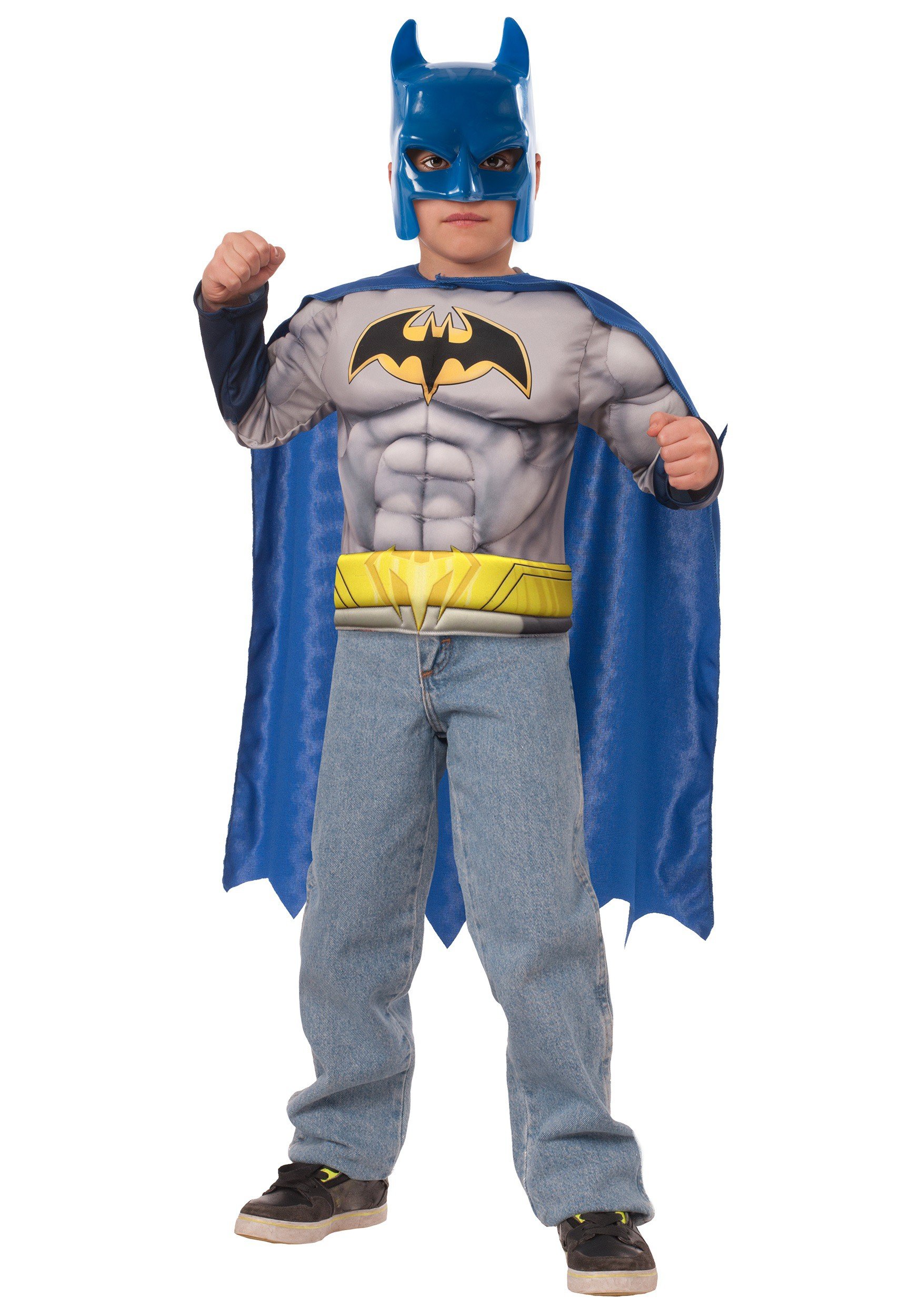 Batman Fiber-Fill Muscle Chest Shirt Boxed Set