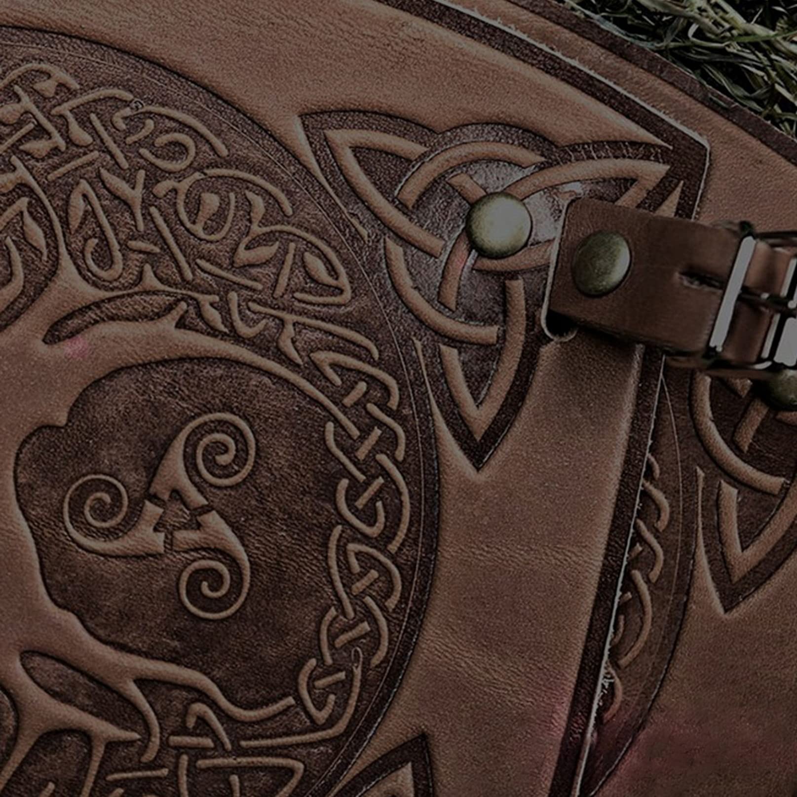 Karwasze z drzewem życia wikingów, średniowieczne ochraniacze na ramiona Yggdrasil, drzewo świata, skórzane, średniowieczne skórzane opaski na rękę, rękawica, akcesoria wikingów, dla mężczyzn,