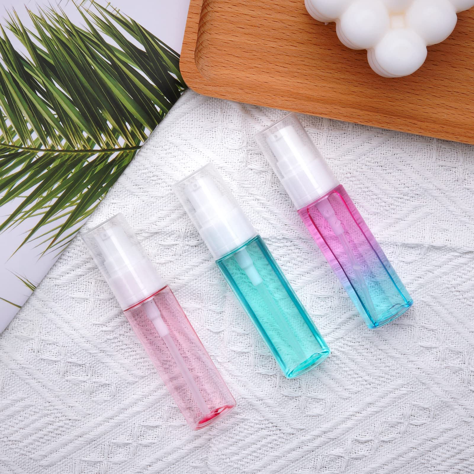 Small Pump Bottles 1 oz Travel Size Leakproof Pump Bottles for Lotion, Shampoo , Essential Oil and Other Toiletries with Bottle Label