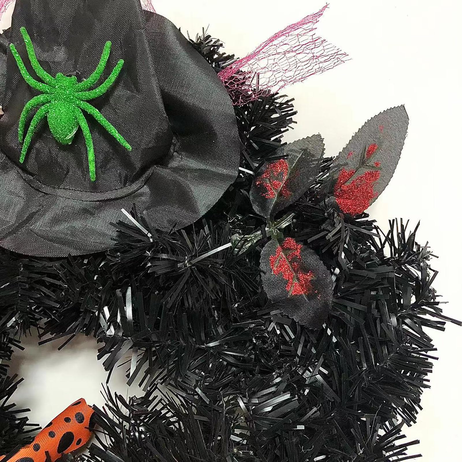 Wieniec Halloween z Kapeluszem Wiedźmy i Długimi Nogami