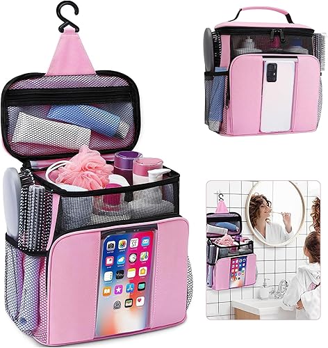 Miniatura 2 de Artículos esenciales de viaje colgantes, neceser colgante para viajes, mujeres y hombres, kit organizador de maquillaje y artículos de aseo