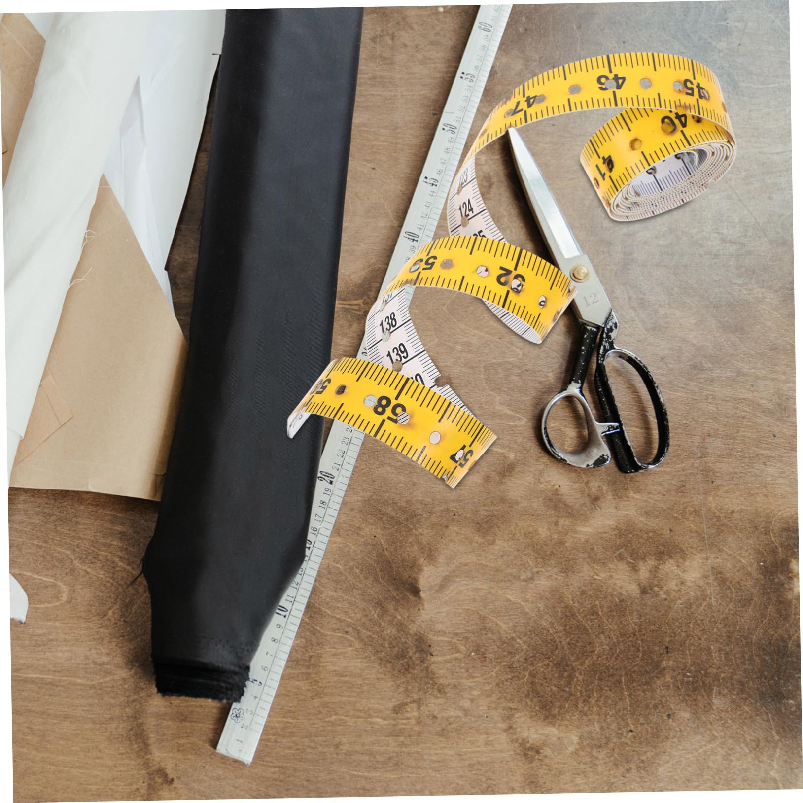 BESPORTBLE Lot De 2 Mètres Ruban Pour Tailleur Règle Outil De Mesure Pour Aveugles Ruban À Mesurer En Tissu Produits D'Assistance Aide Aux Personnes Malvoyantes Outils D'Étude