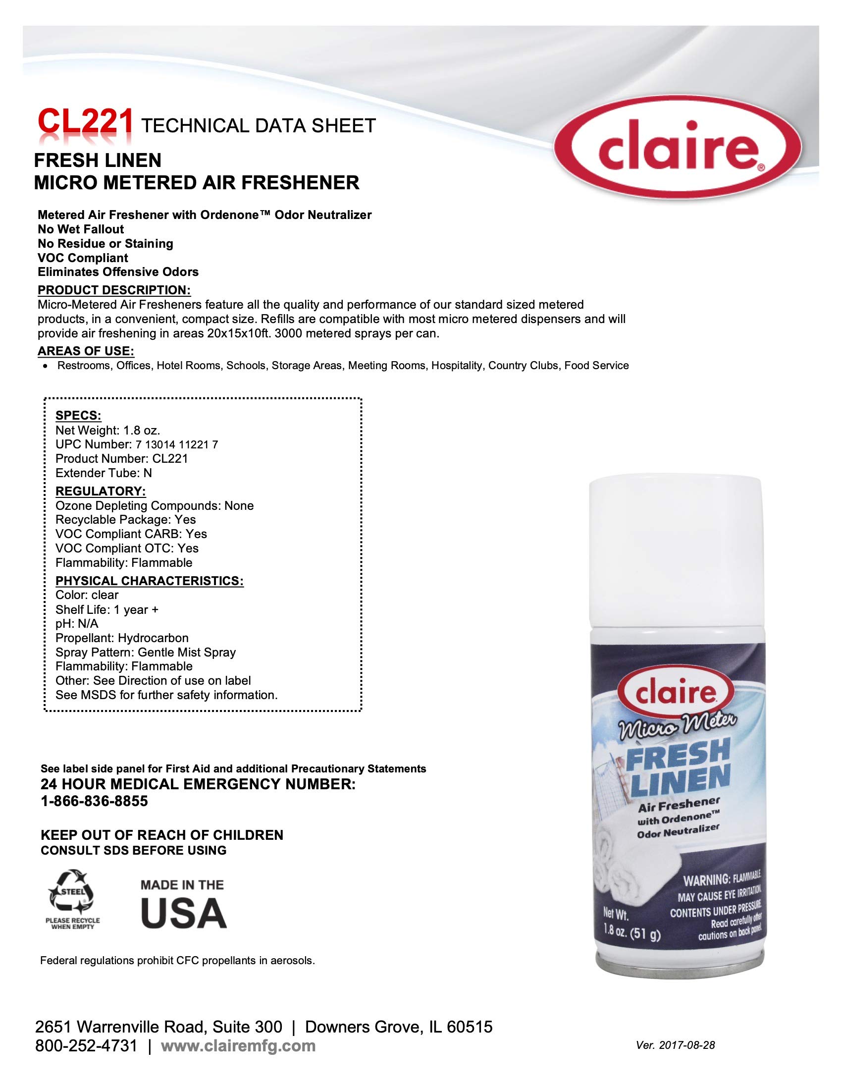 Dymon Dry Breeze Sugar & Spice Dry Air Freshener, 12/Case (70220)