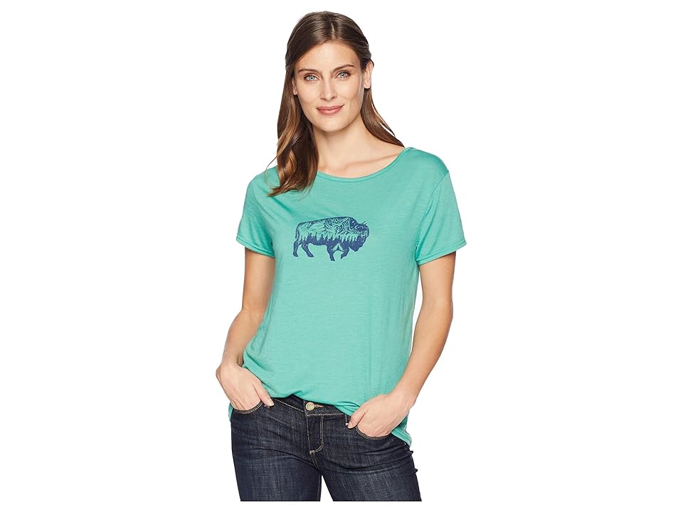 

Roper 2250 Jersey Tee Green (Green) Women's T Shirt