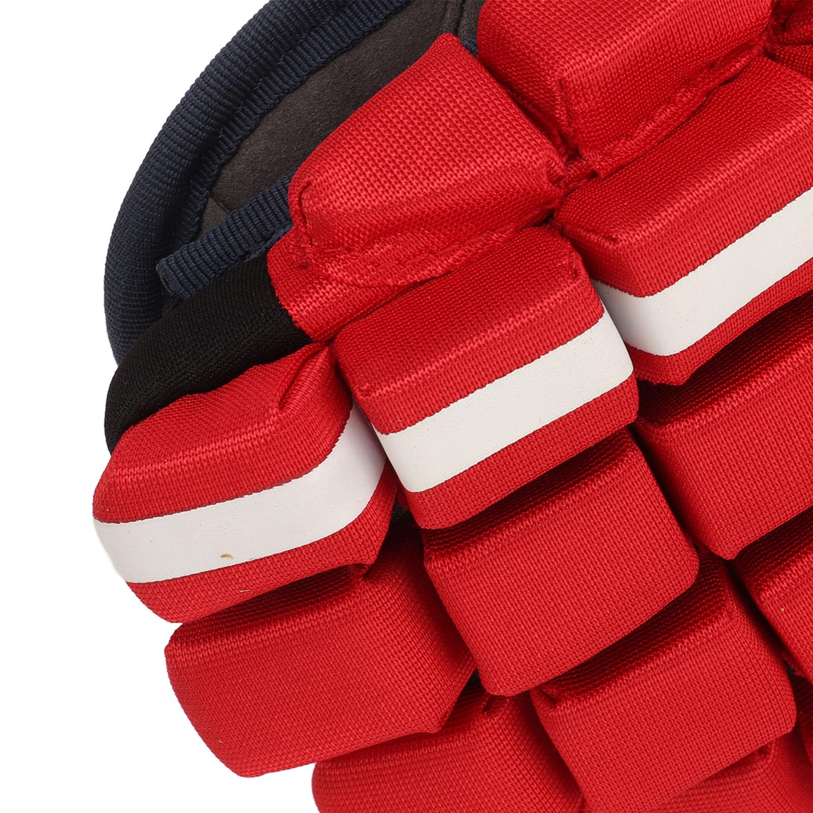 Gants de Hockey sur Glace Rouges, 1 Paire, Protection des Mains, pour Adultes, pour Le Patinage à roulettes (11 Pouces)