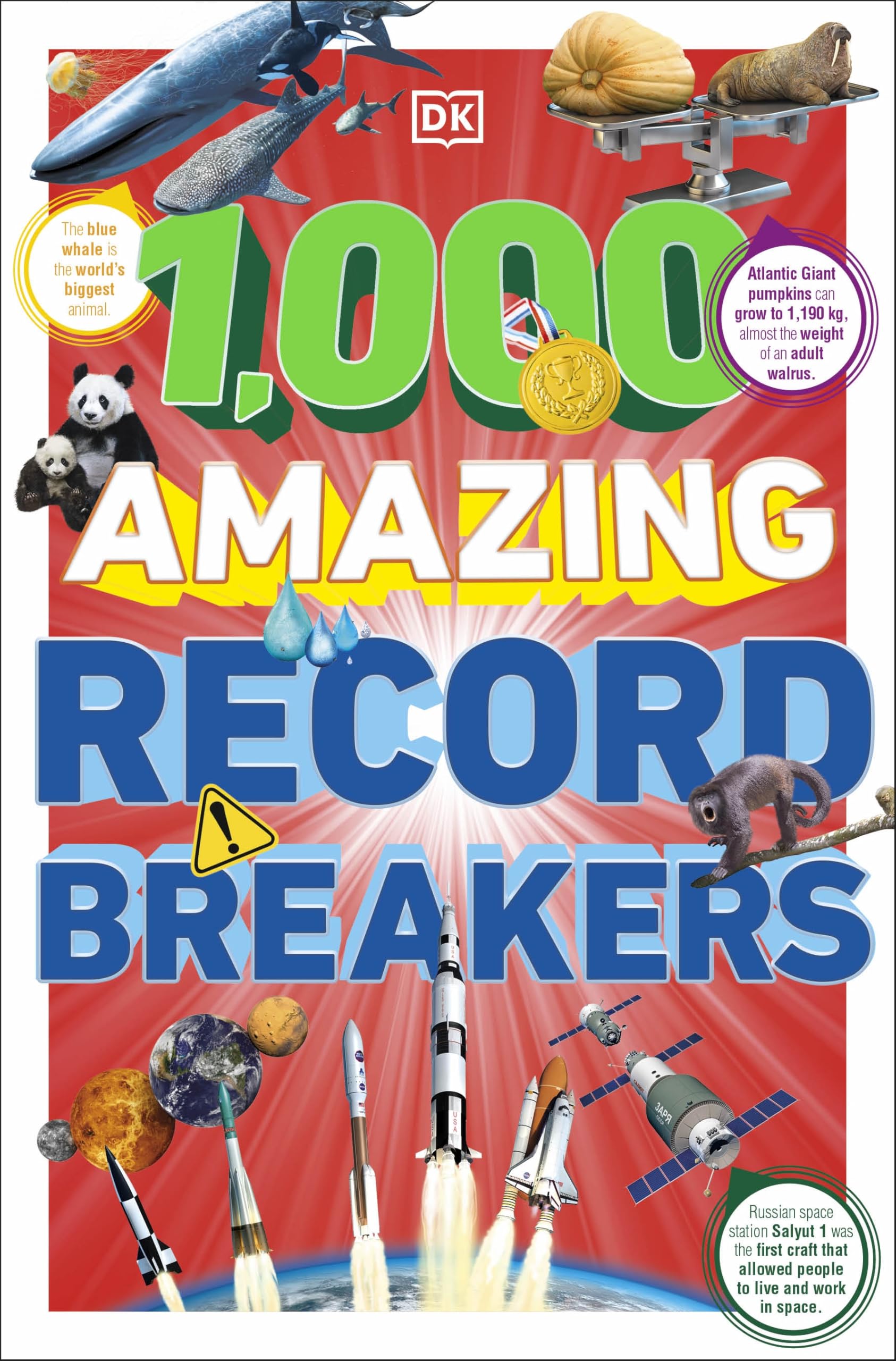 1000 Amazing Record Breakers by DK PAPERBACK 9780241656952