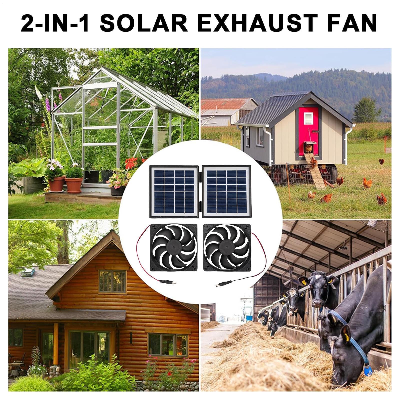 Wentylator Solarny Wydajny Nawiewno-Wywiewny