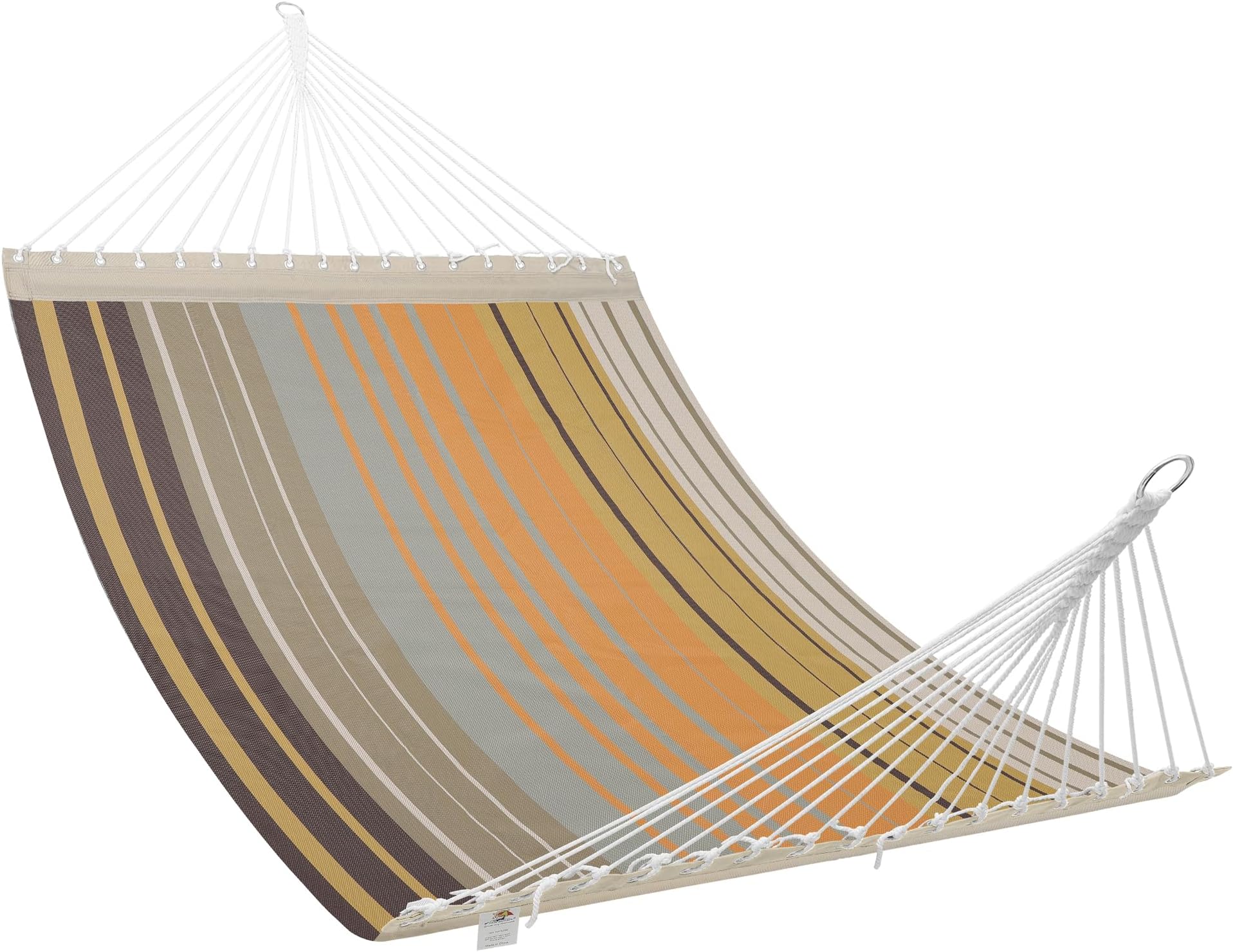 Patio Watcher 13 FT Quick Dry Textilene Hammock - Outdoor Double Hammock - Heavy Duty Hammocks for Outside - 450 lbs Capacity - Coffee