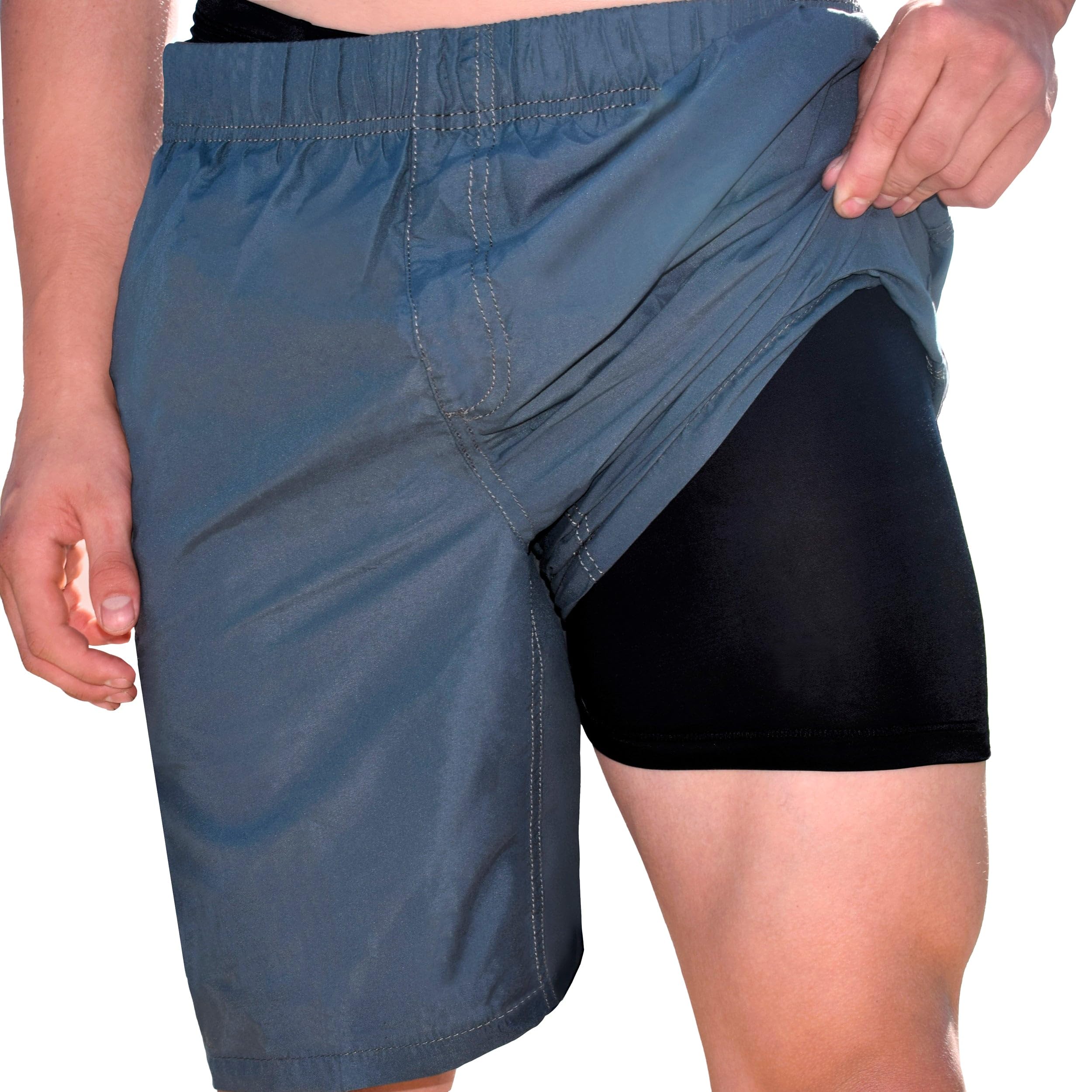 USA-Made Men's Separate Quick-Dry Swim Liner for Under Men's Trunks