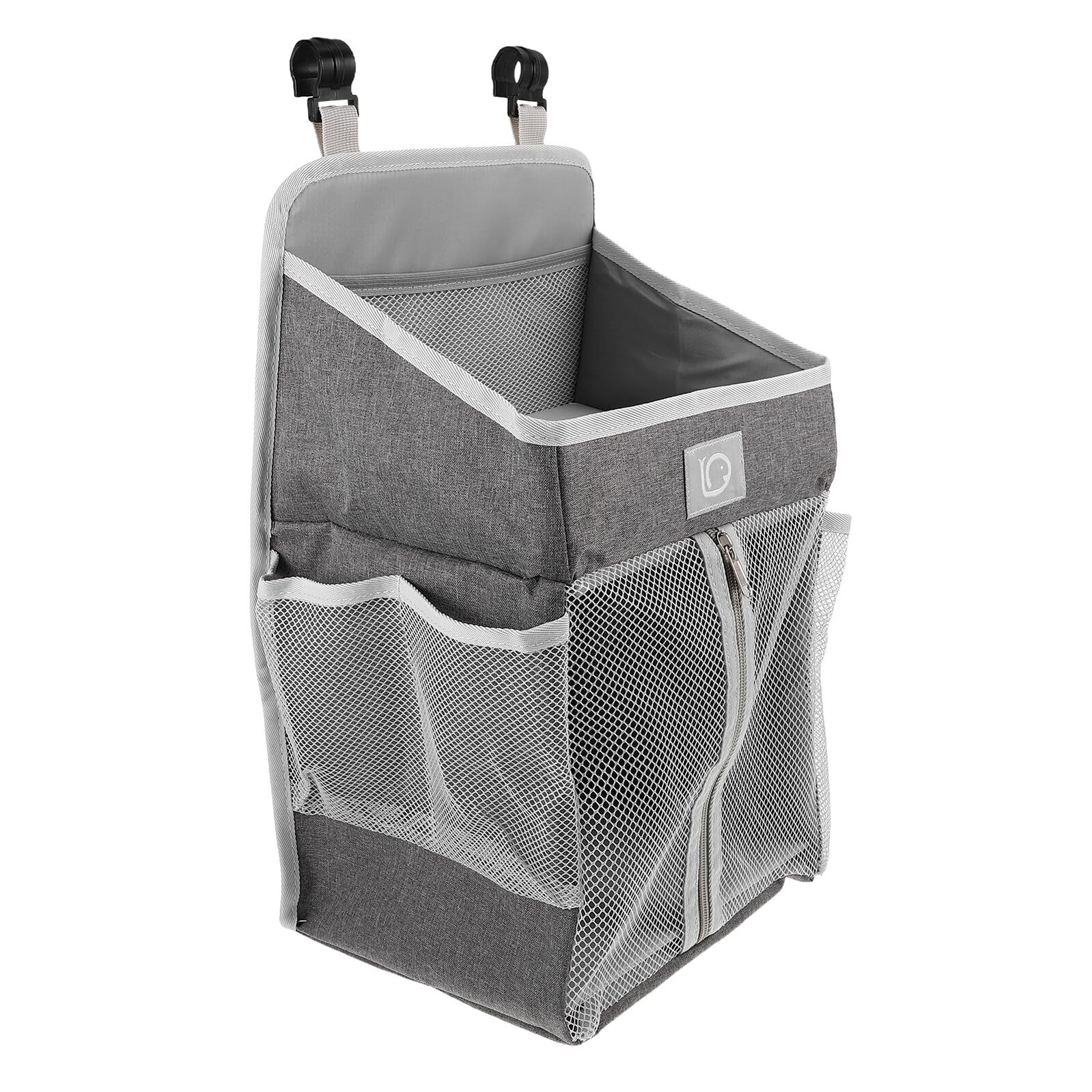 Organizador Colgante para Pañales con Gran Capacidad Tela Transpirable y Lavable Bolsa Multifuncional para Cuna y Cama Ahorro de Espacio para Guardar Accesorios Infantiles