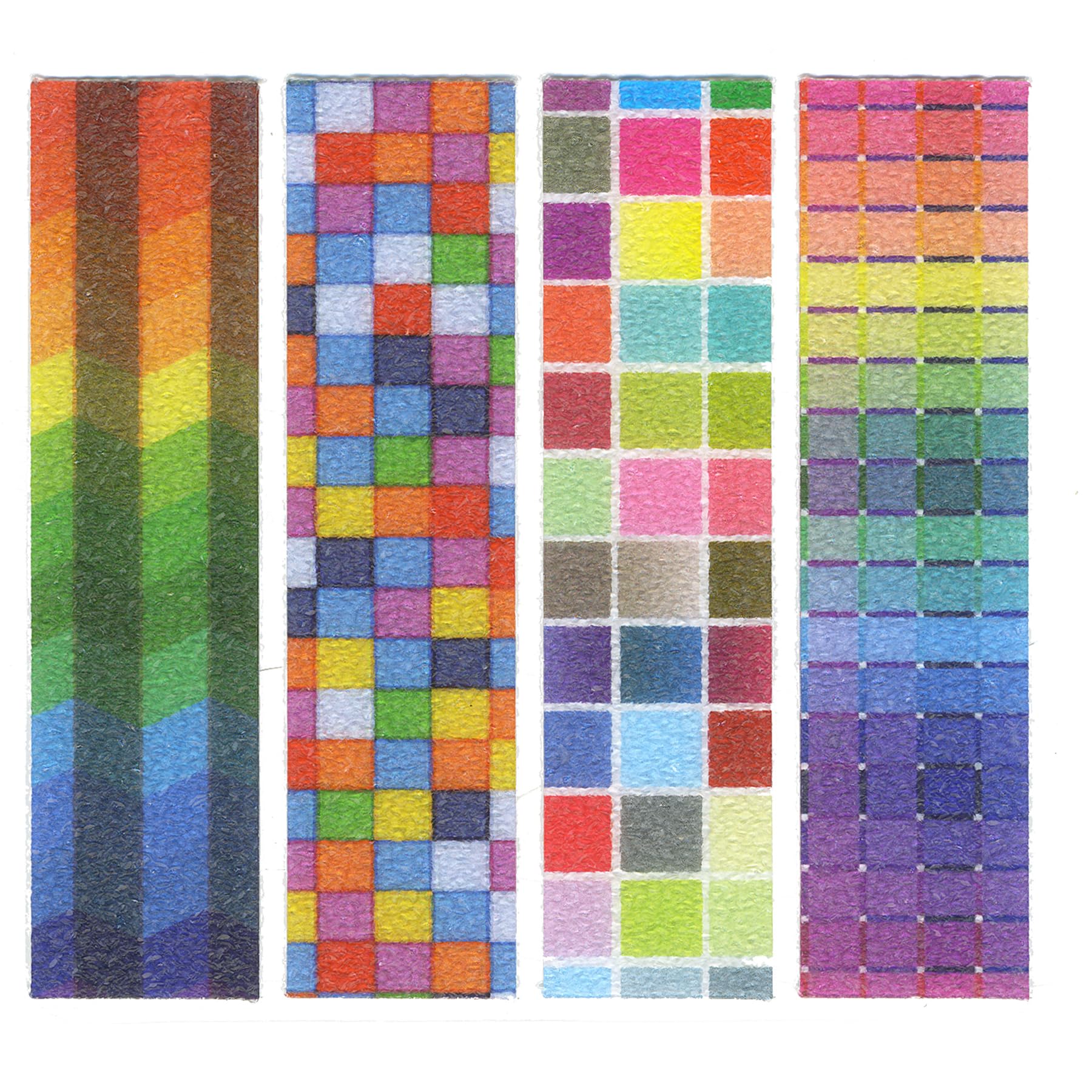 The Pencil Grip Zen Strips, Sand Brights Set 4, 4 Pro Set, 6 Sets