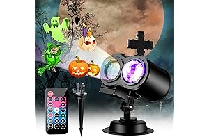 3-in-1 Halloween Projector Lights with Ocean & Slides