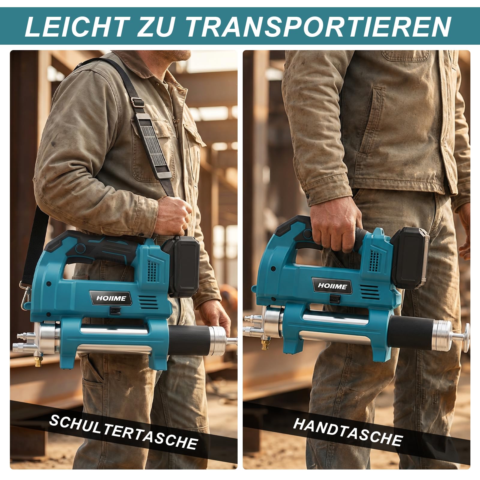 Akku-Fettpresse für Mak-ita 18V Akku, elektrische Fettpresse mit 30cm 90cm Hochdruckschlauch, 12000 PSI Druck, perfekt für LKWs, Bauernhöfe, BAU und DIY (ohne Akku)