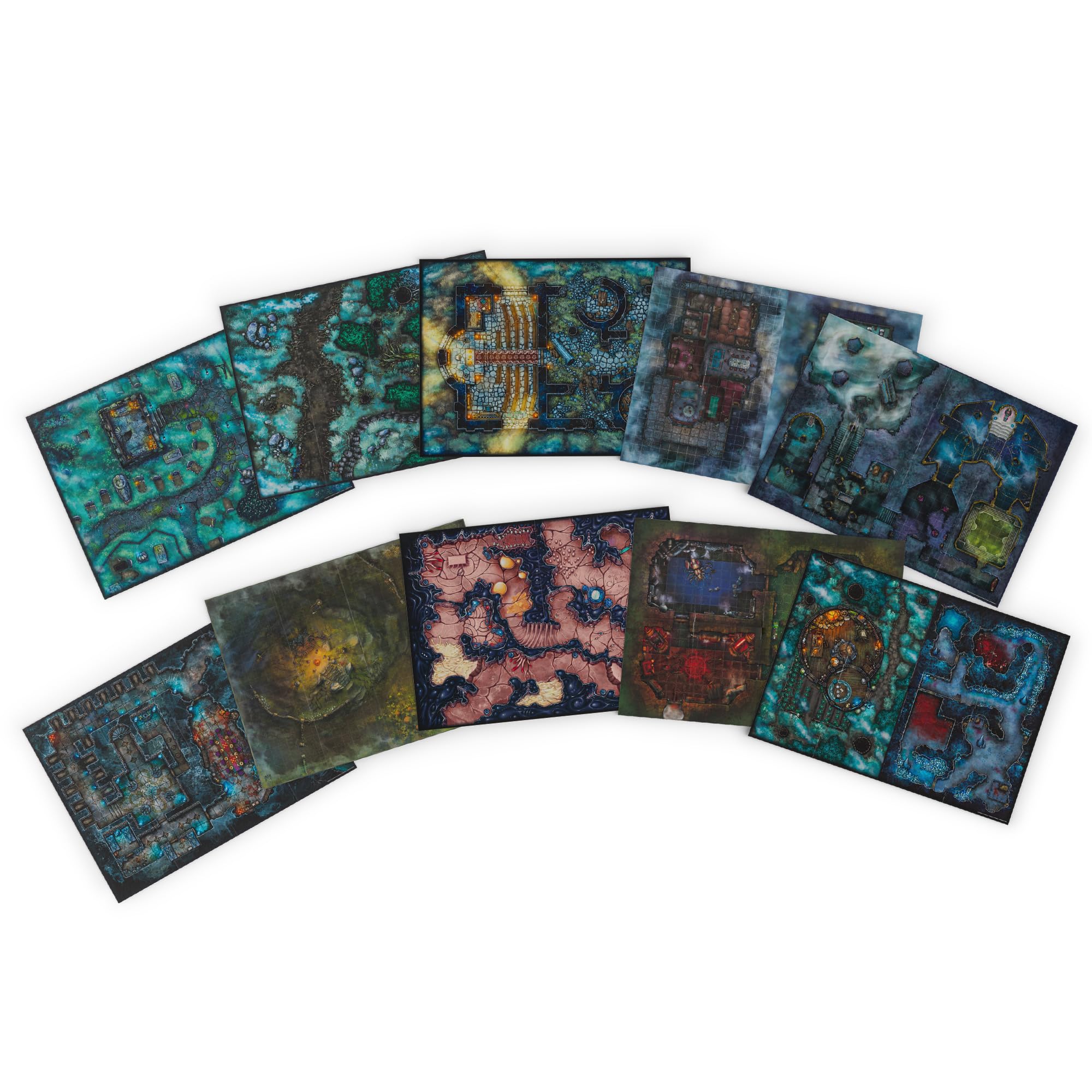 Dungeons & Dragons Ravenloft: The Horrors Within – Pakiet map | Akcesoria do gry D&D (Wersja Angielska)