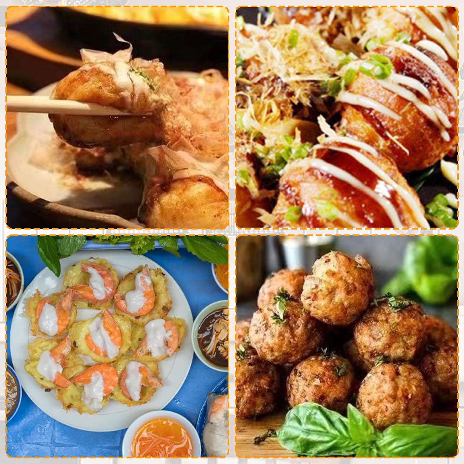 Sartén Takoyaki Antiadherente, 7 Agujeros de Hierro Fundido Takoyaki Maker Takoyaki Grill pan para el Hogar, Cocina, Restaurante, Hotel