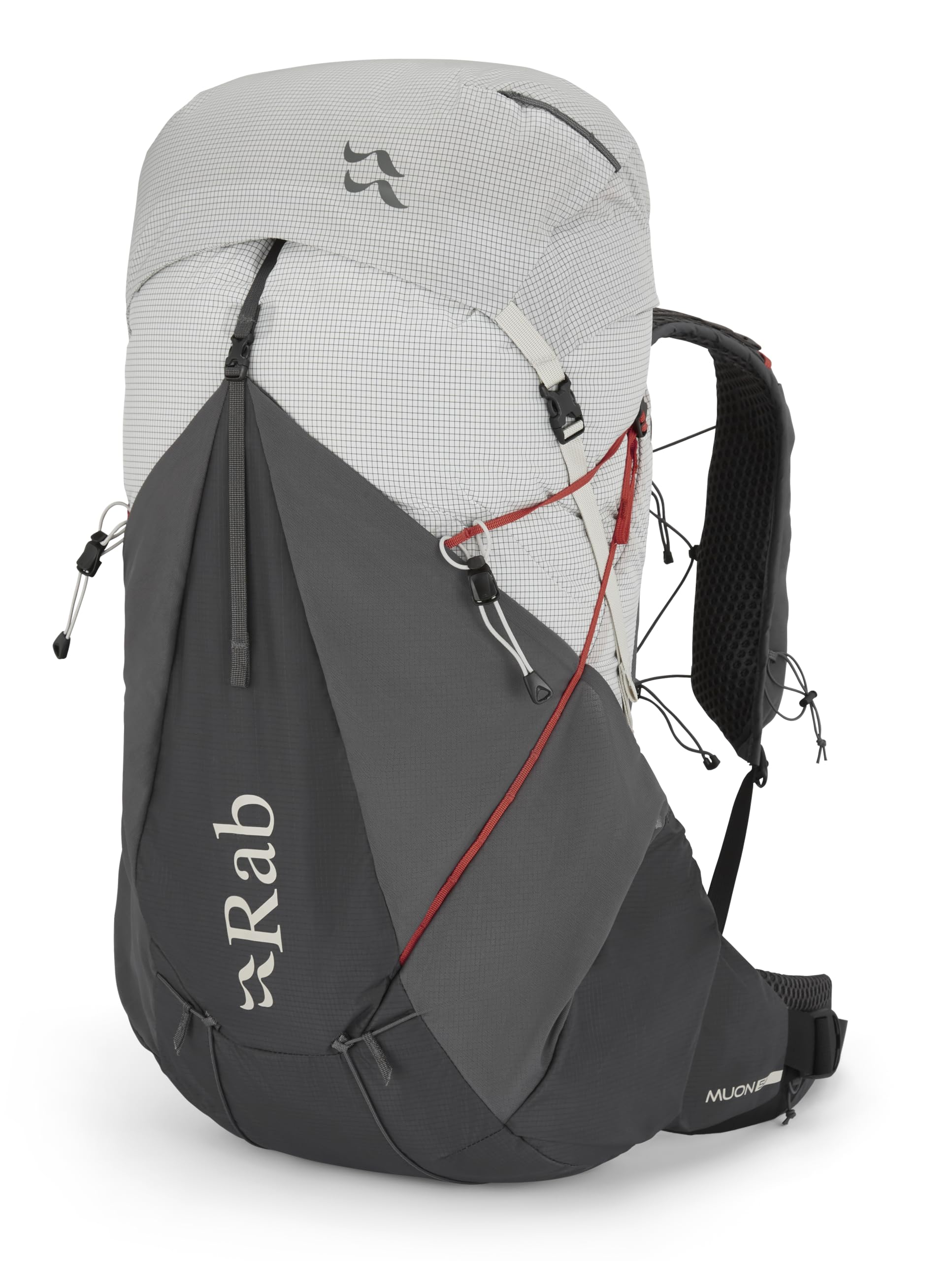 [LOVE] Muon 50L Backpack - Men's Pewter/Graphene, M, Pewter/Graphene, M, Pewter/Graphene