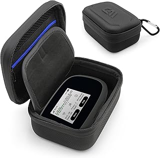 CASEMATIX 4G WiFi Hotspot Carrying Case Compatible with Verizon Jetpack MiFi 8800L 4g Mobile Hotspot, Netgear Unite 4G LTE Mobile WiFi Hotspot and More - Includes Case for WiFi Hotspot Only