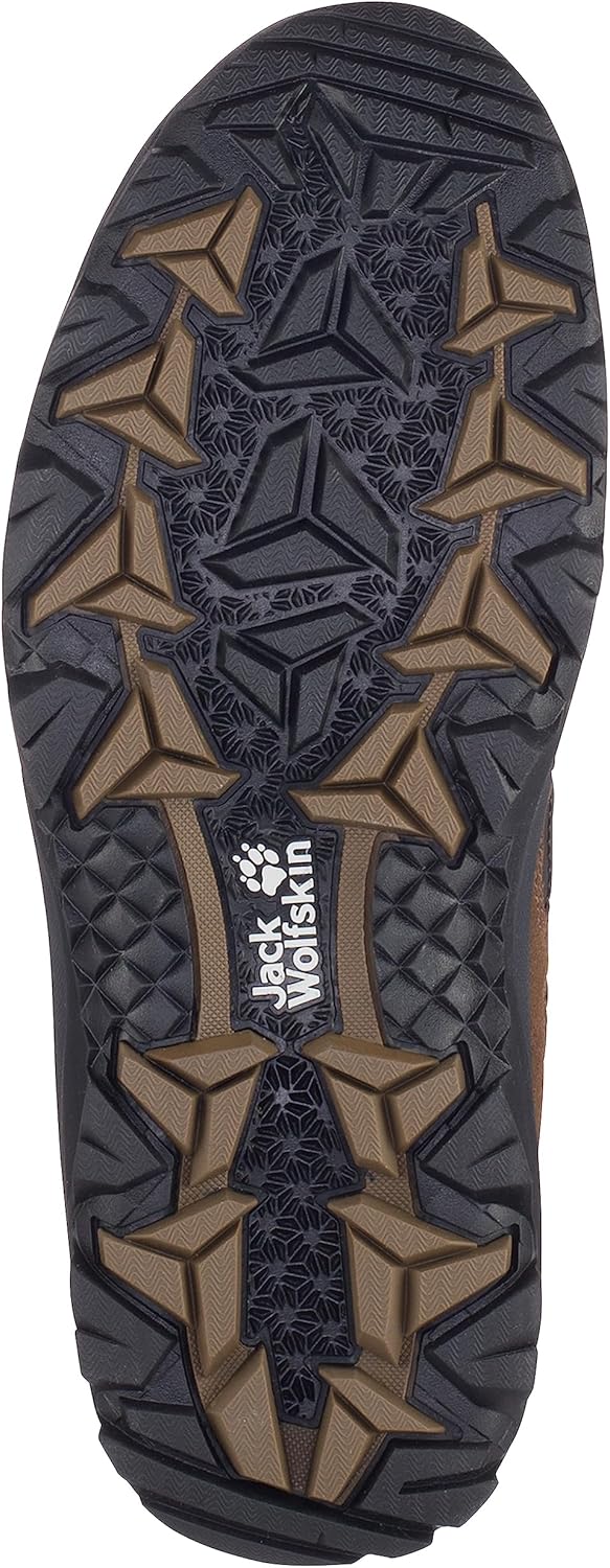 Jack Wolfskin Men's Vojo 3 Texapore Mid M Hiking Shoes 42.5 EU Brown Phantom