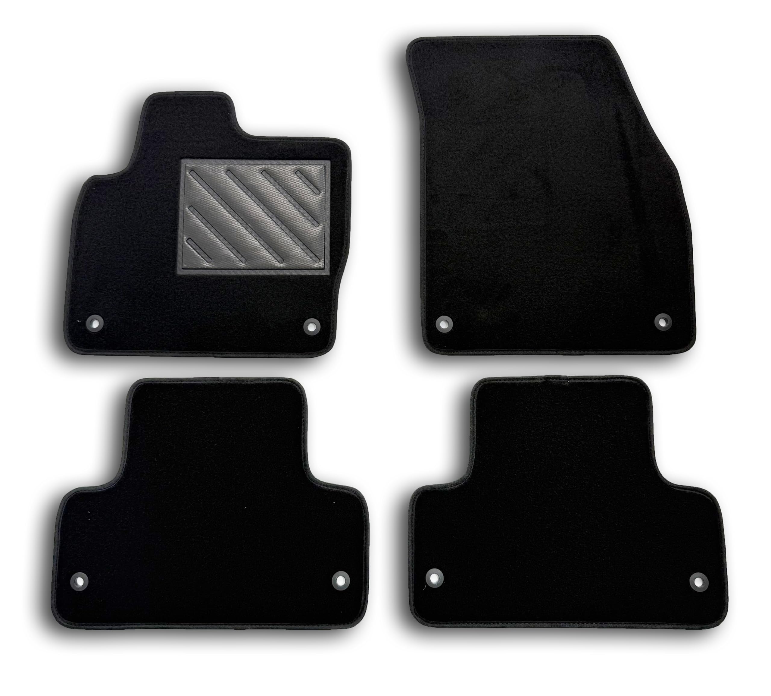 Alfombrillas para Range Rover Evoque I 2011-2019 a Medida, Antideslizantes, talonera de Goma Reforzada y Botones de fijación