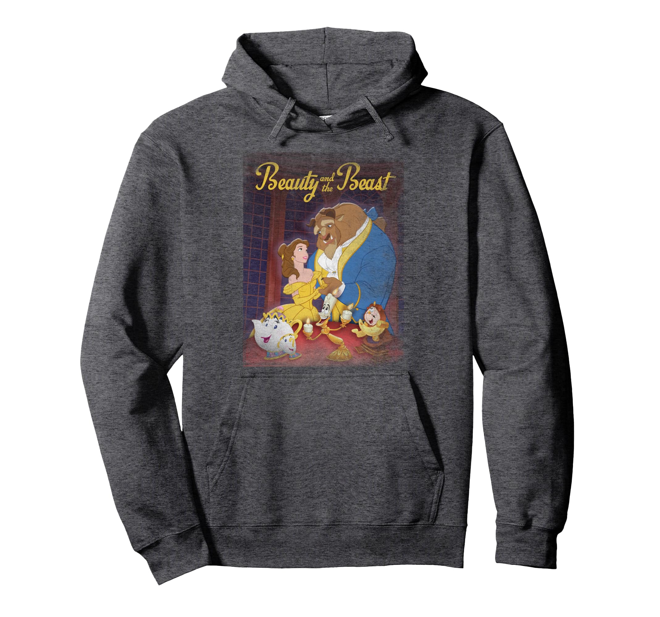 Beauty And The Beast Movie Poster Graphic Hoodie Pullover Hoodie